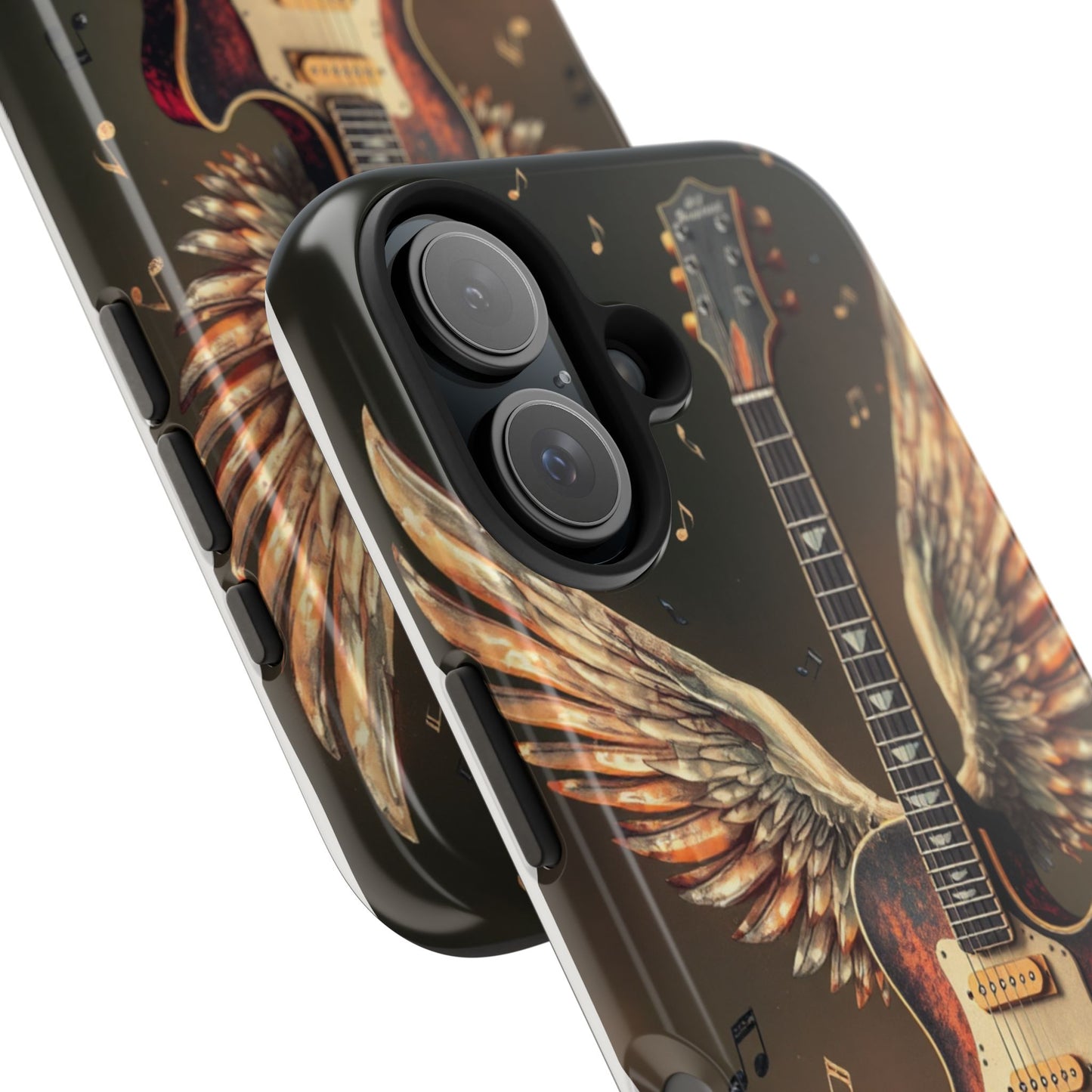 Inspirational Guitar Wing Phone Case - Tough Protection for Music Lovers