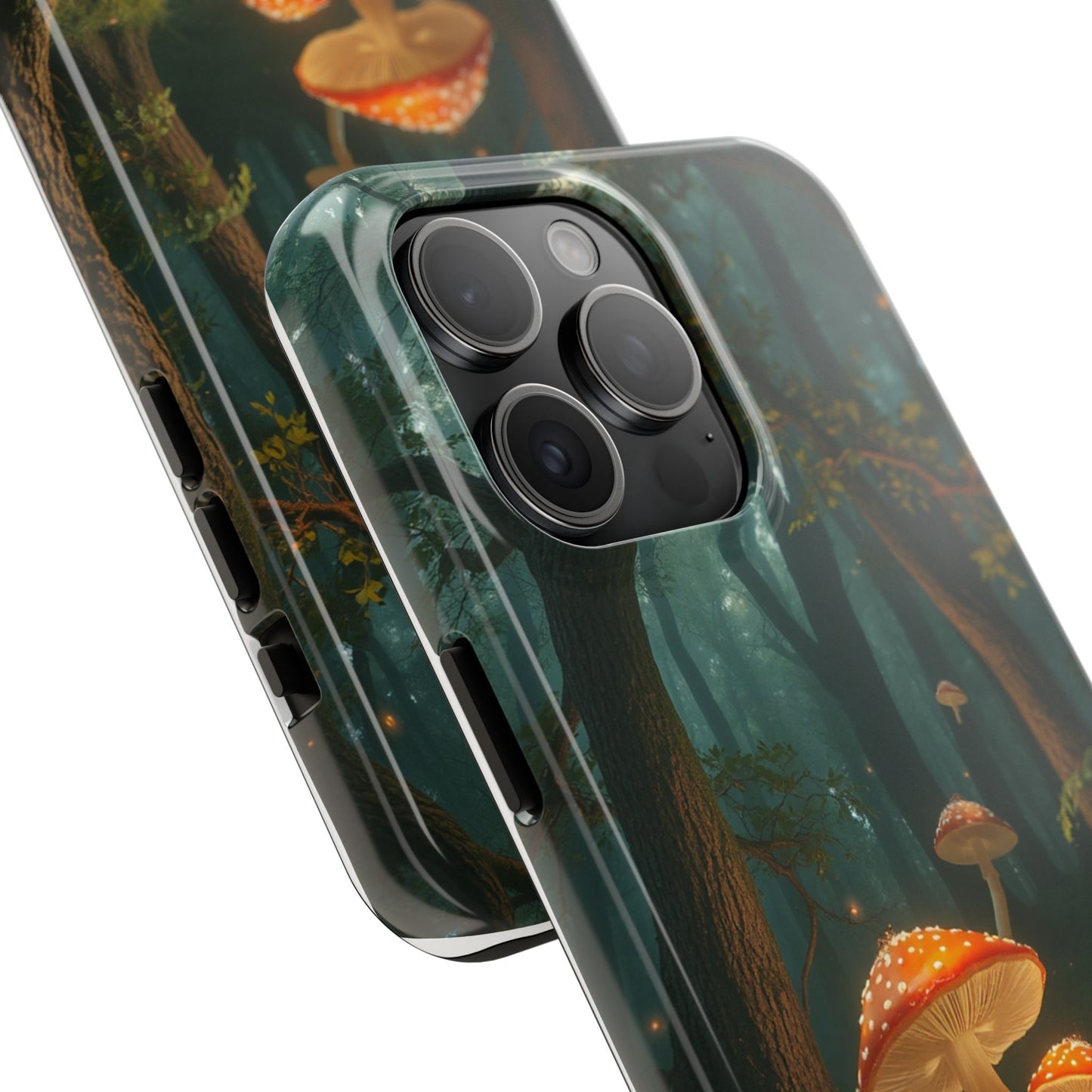 Whimsical Mushroom Tough Phone Case - Forest Fantasy Design
