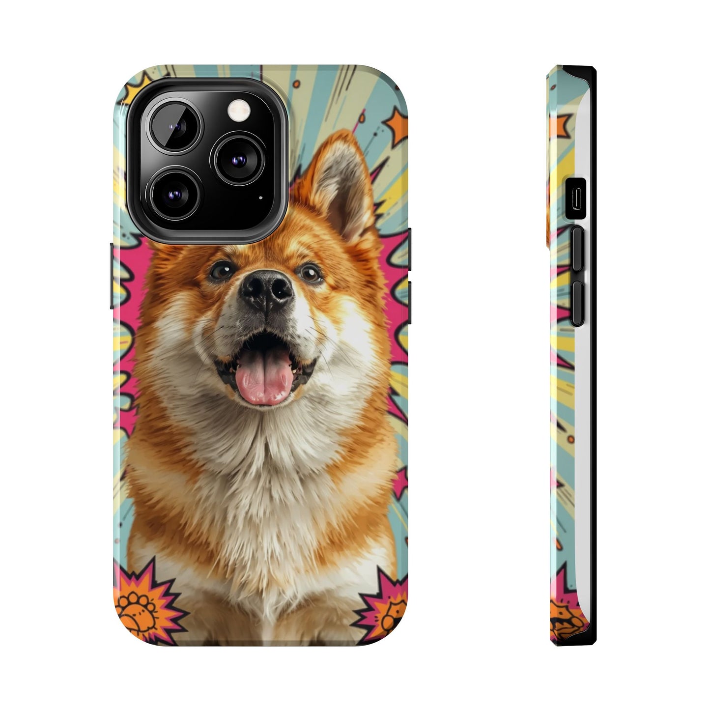 Playful Dog Tough Phone Case - Durable & Stylish Pet Lover Gift