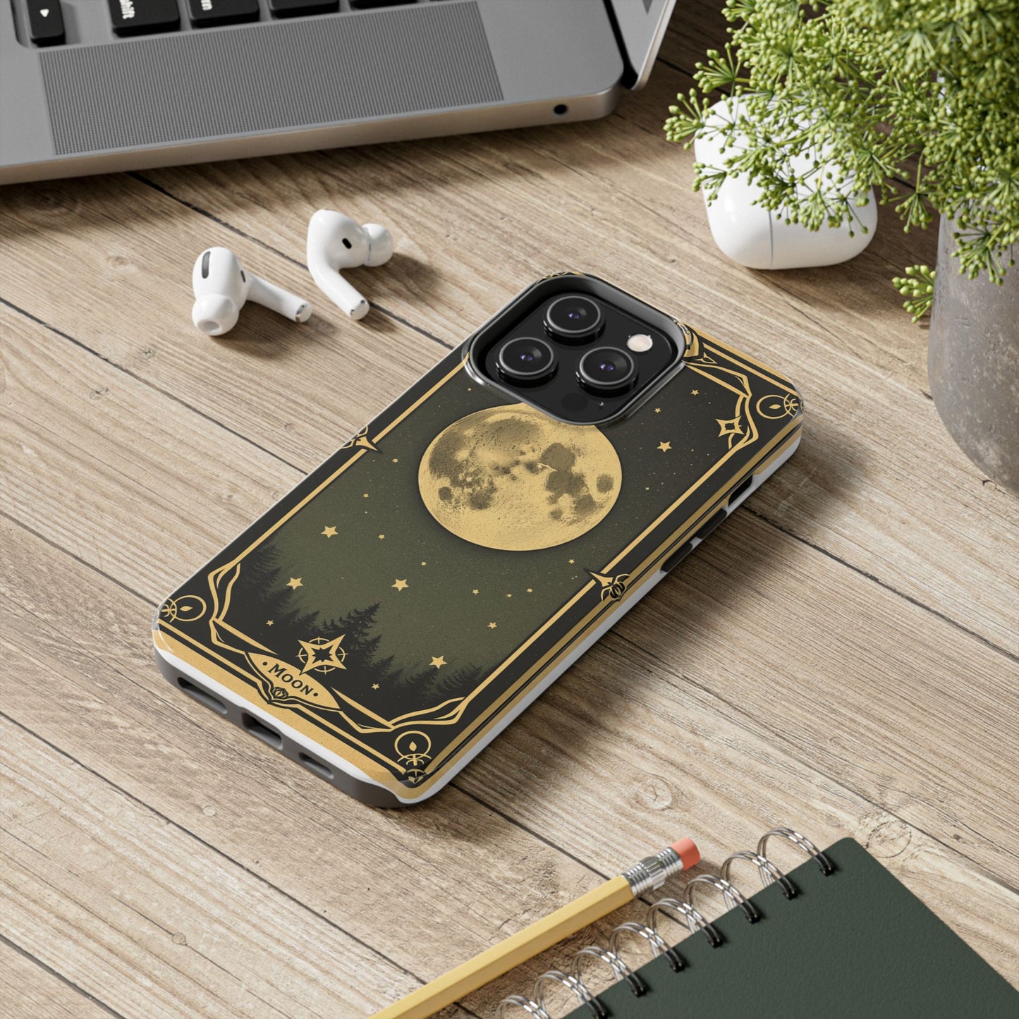 Celestial Moon Phone Case - Tough & Stylish for Star Lovers
