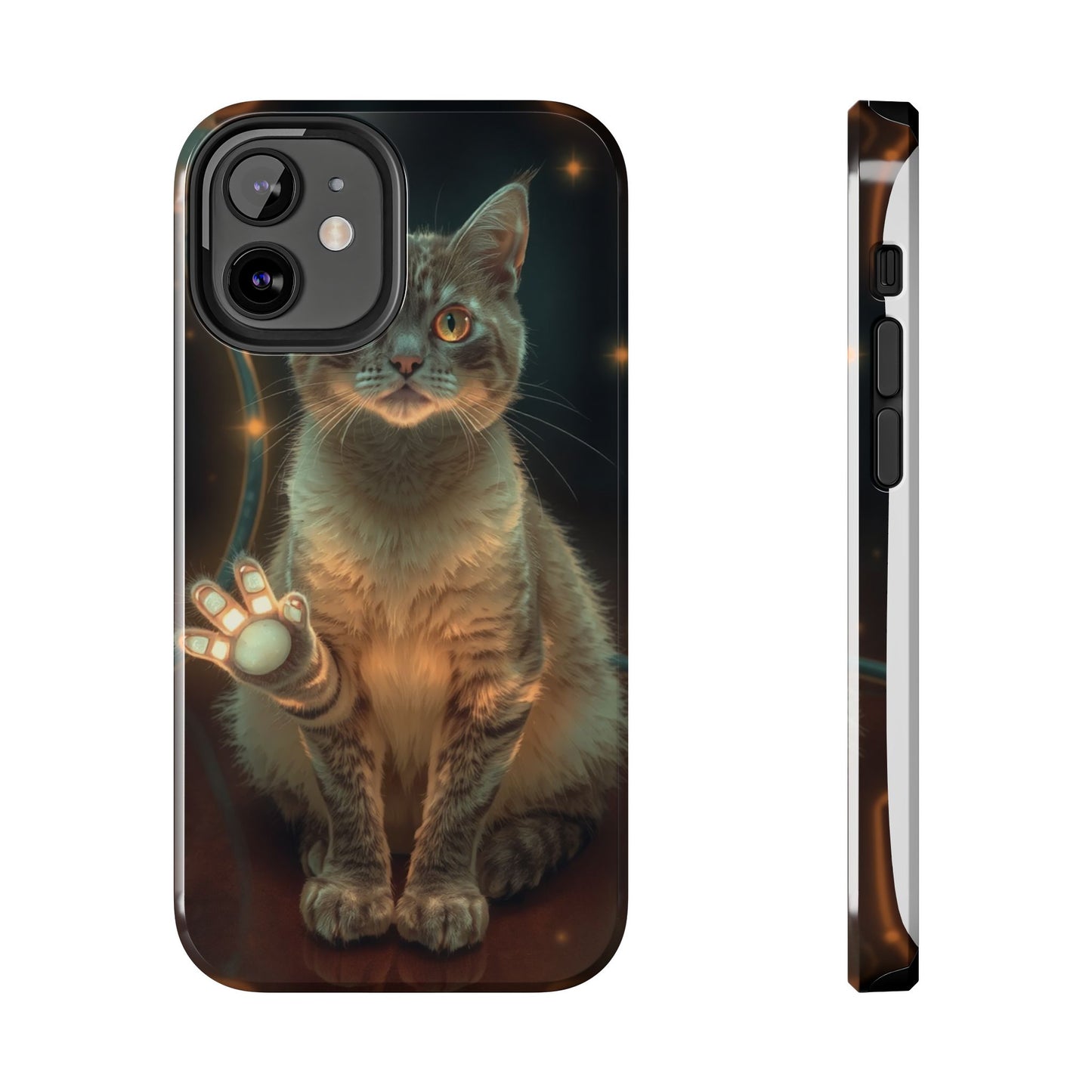 Whimsical Cat Phone Case | Tough Phone Cases for Cat Lovers, Pet Accessories, Gift for Cat Owners, Cute Phone Cover, Personalized Tech