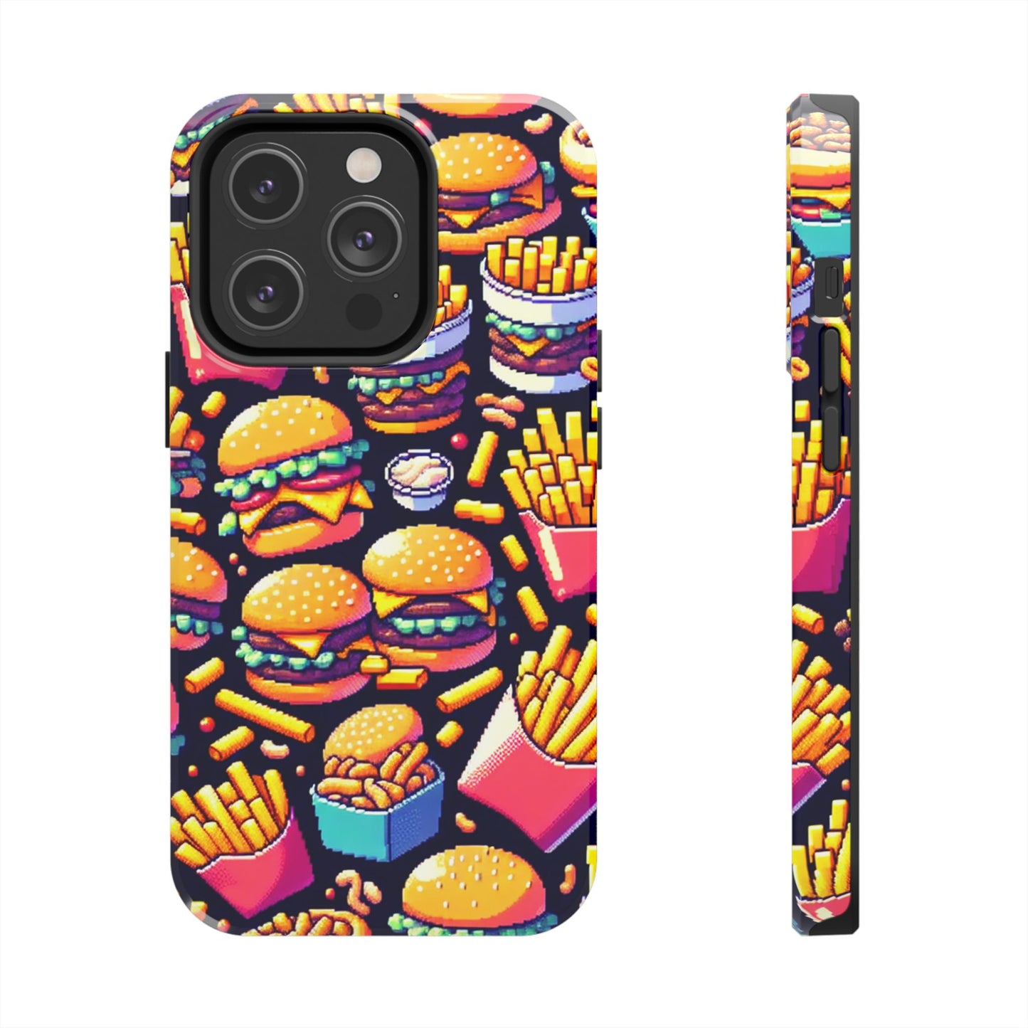Retro Fast Food Phone Case - Tough and Durable - for iPhone