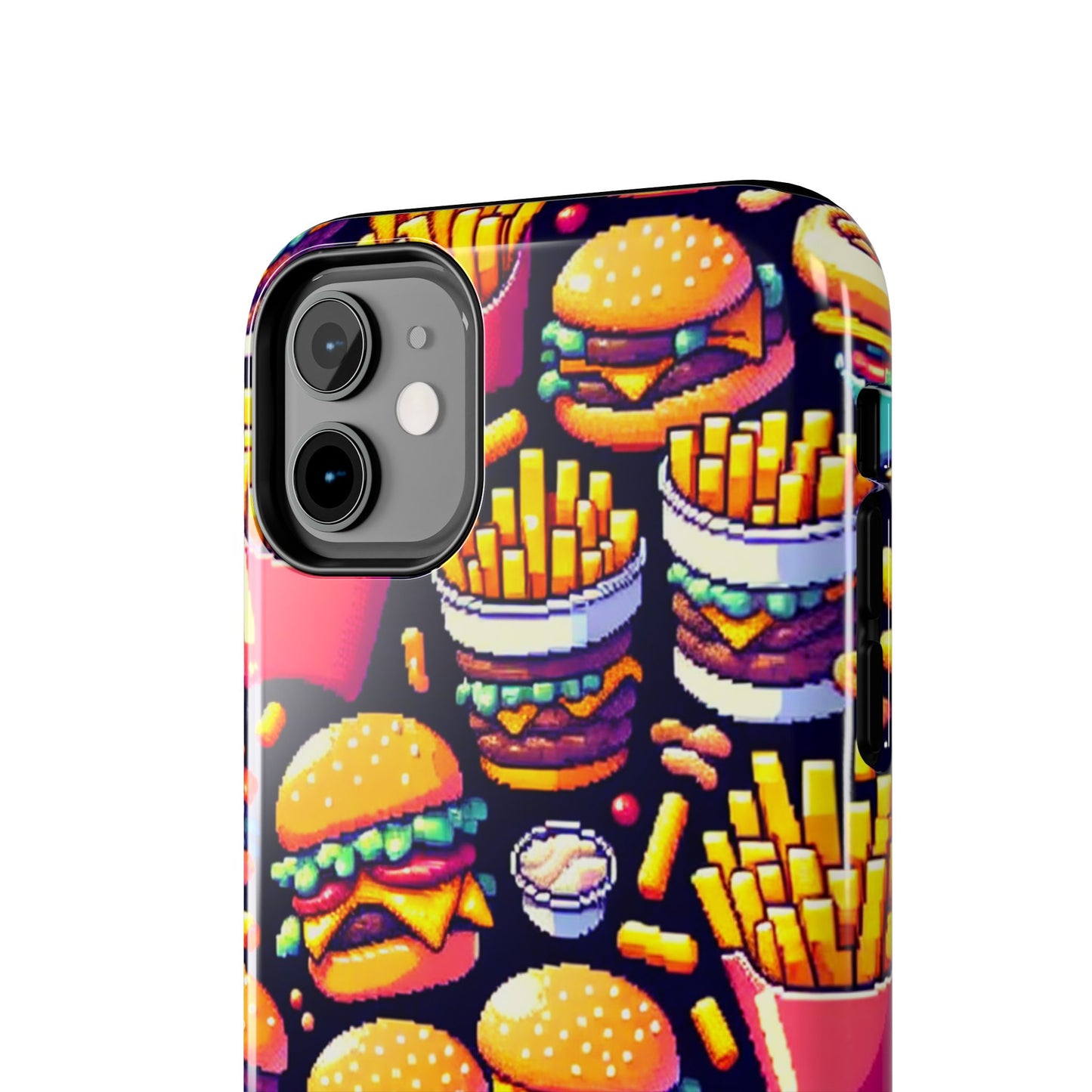 Retro Fast Food Phone Case - Tough and Durable - for iPhone