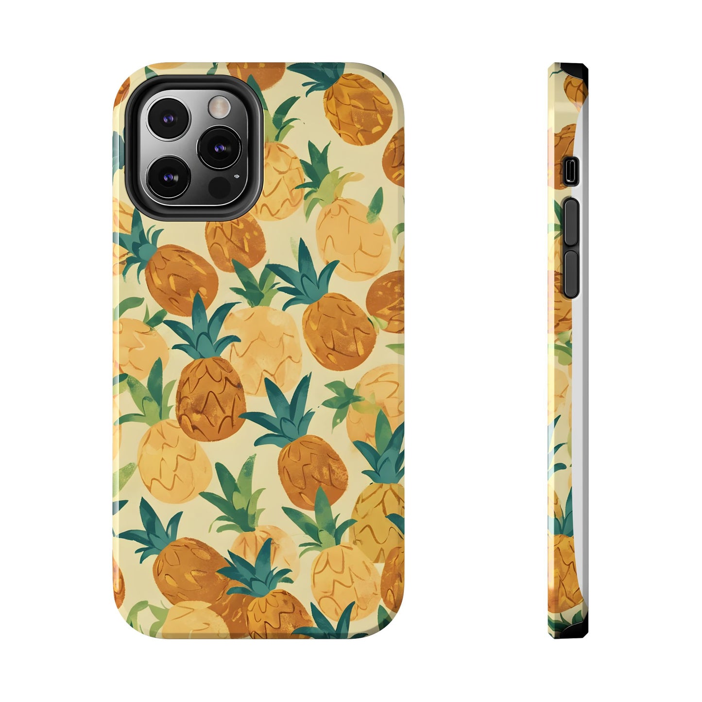 Pineapple Paradise Tough Phone Case - Durable and Stylish for Summer Vibes - for iPhone
