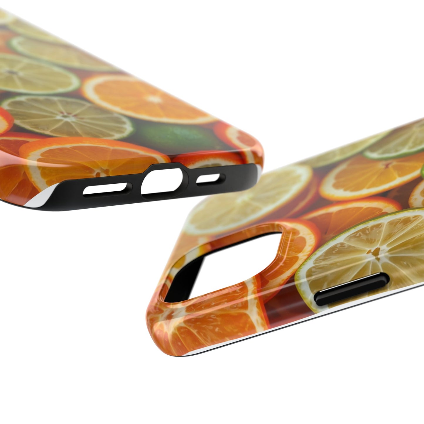 Citrus Slice Tough Phone Case – Vibrant Fruit Design for Summer Fun