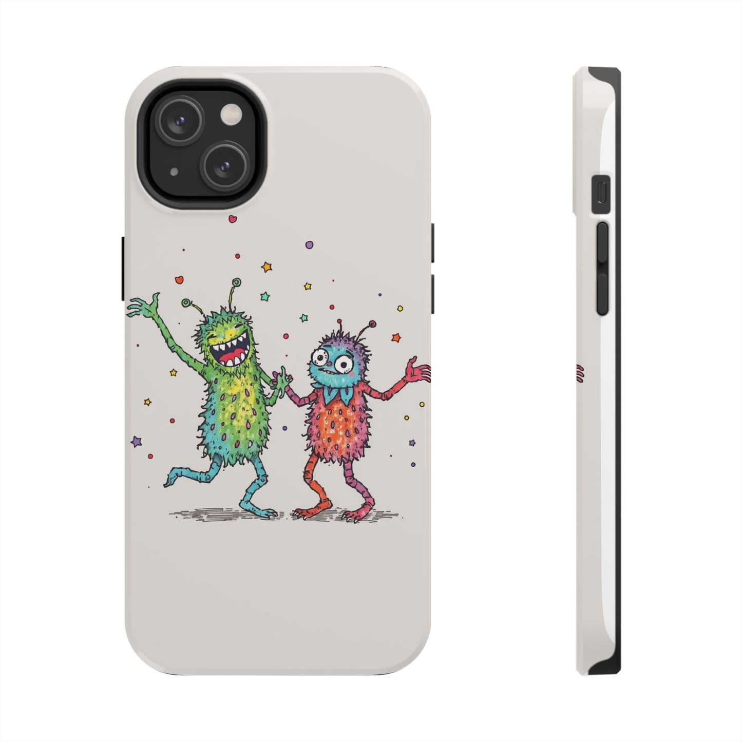 Colorful Monster Tough Phone Case - Fun and Playful Design