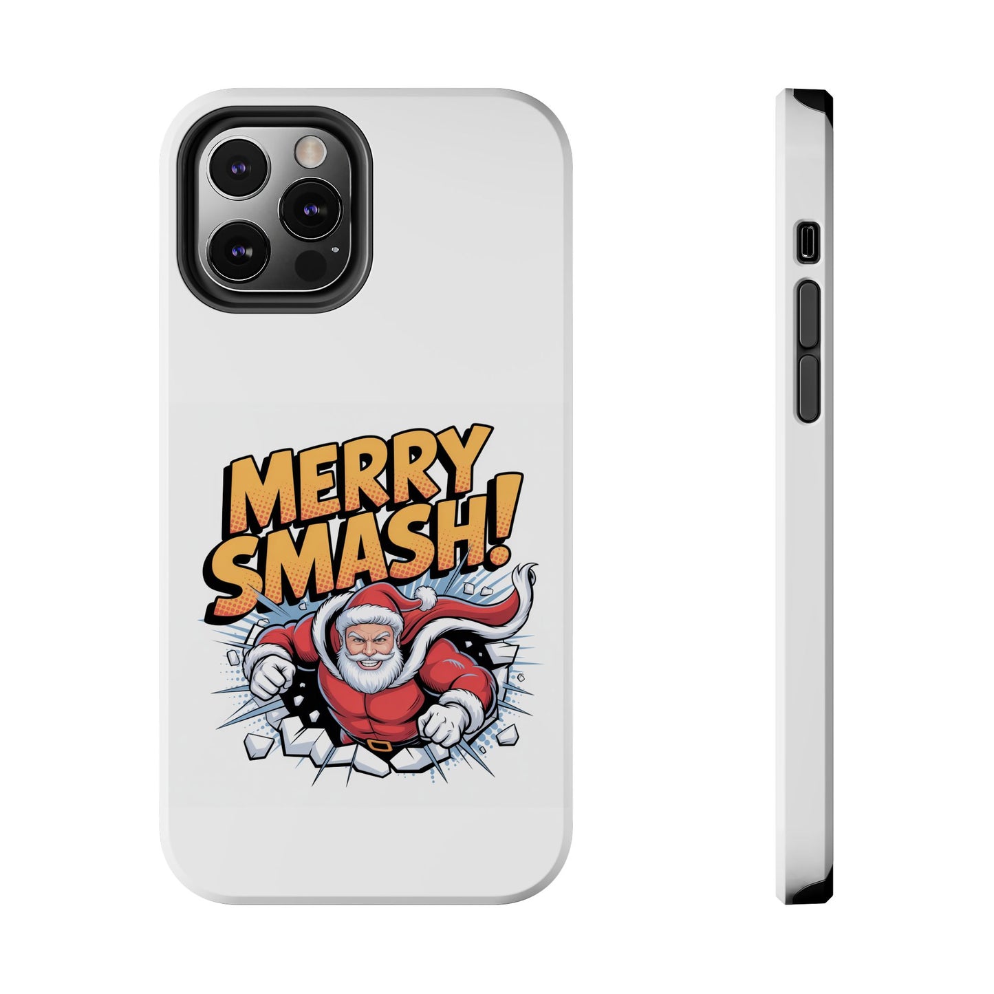 Santa Merry Smash Phone Case