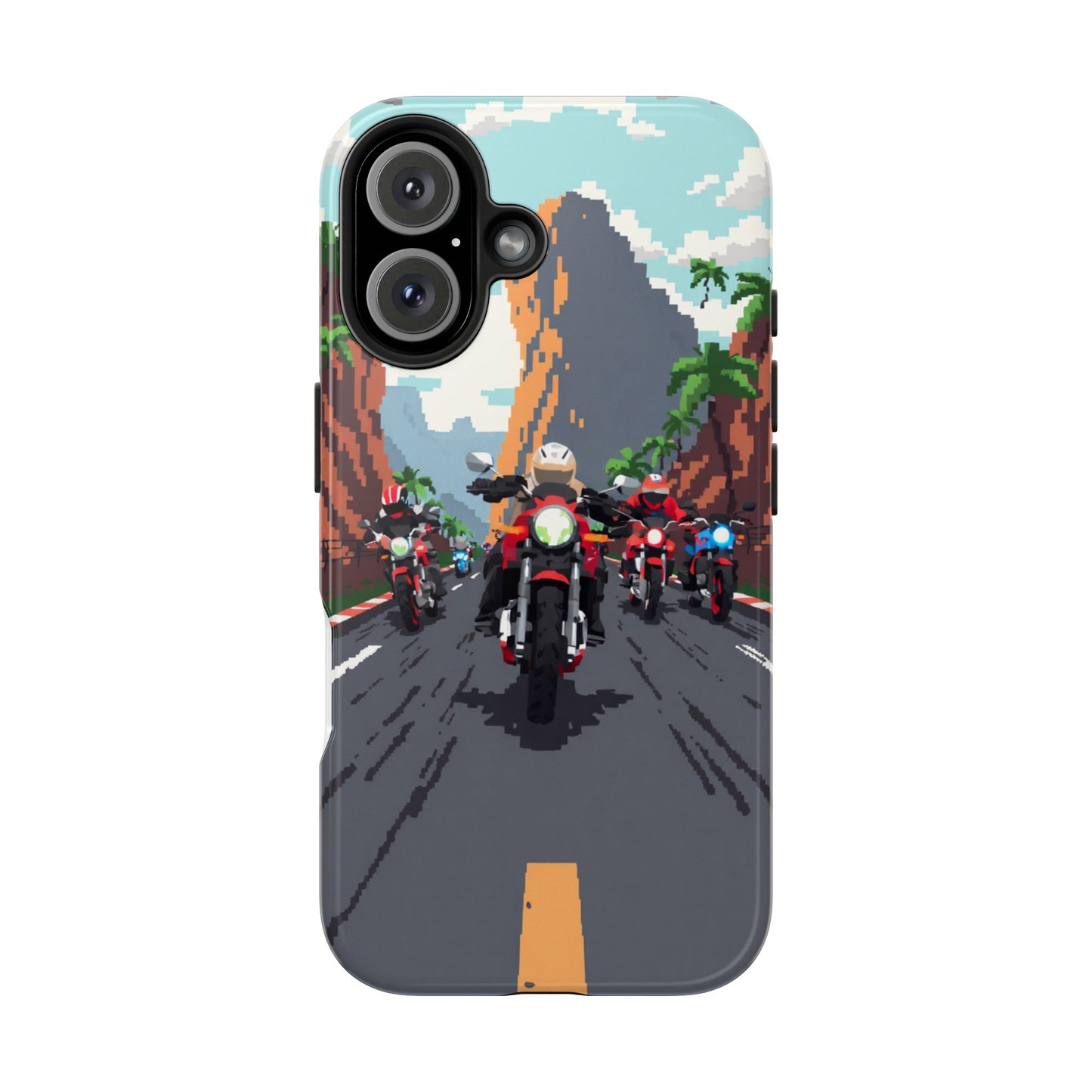 Retro Biker Tough Phone Case - Perfect for Motorcycle Lovers