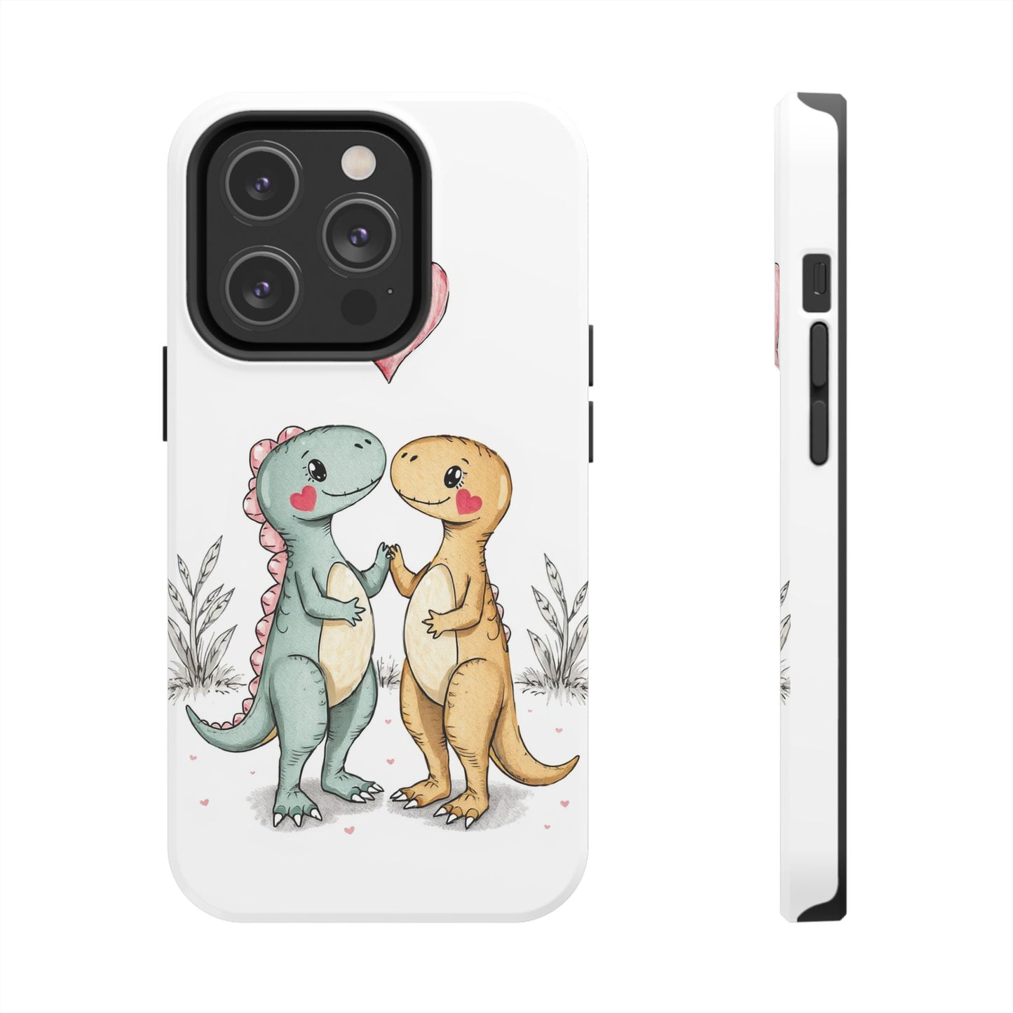 Dino Couples - Tough Phone Case for iPhone