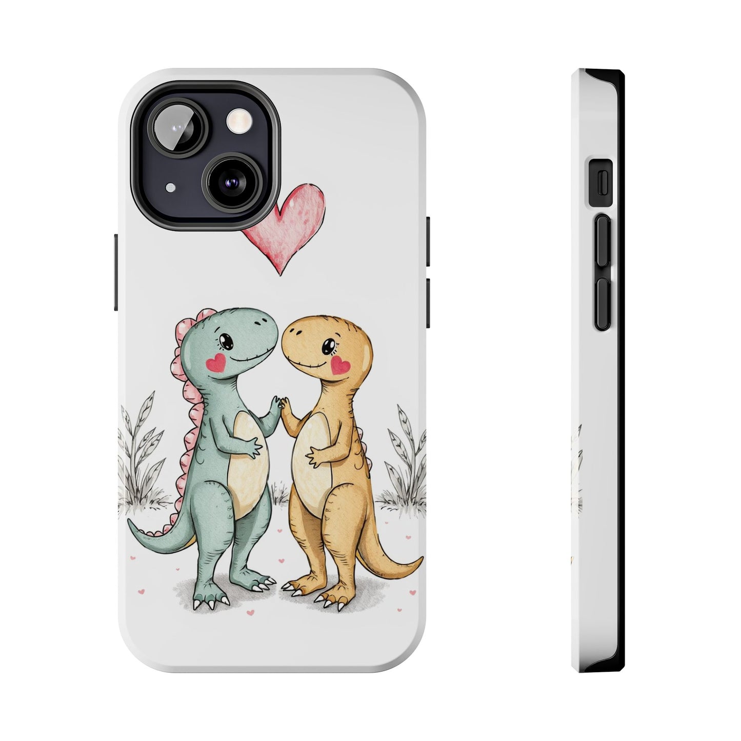 Dino Couples - Tough Phone Case for iPhone