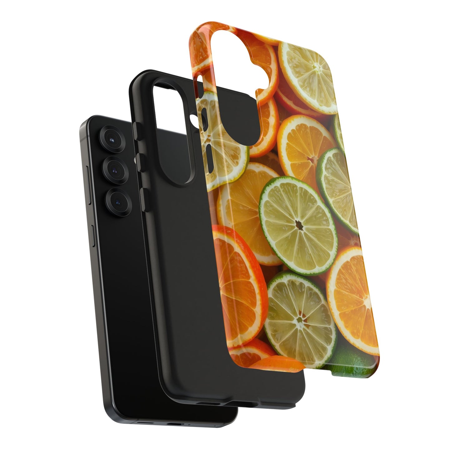 Citrus Slice Tough Phone Case – Vibrant Fruit Design for Summer Fun