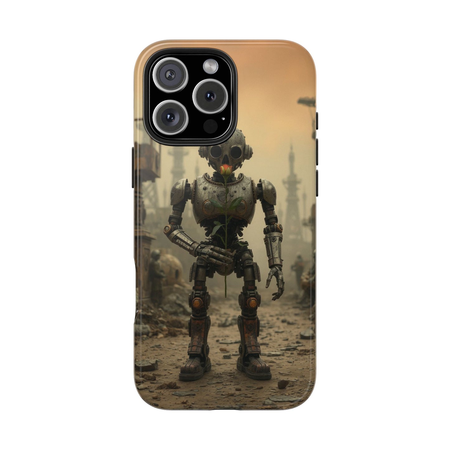 Robotic Sentinel Tough Phone Case - Durable Protector for Sci-Fi Lovers