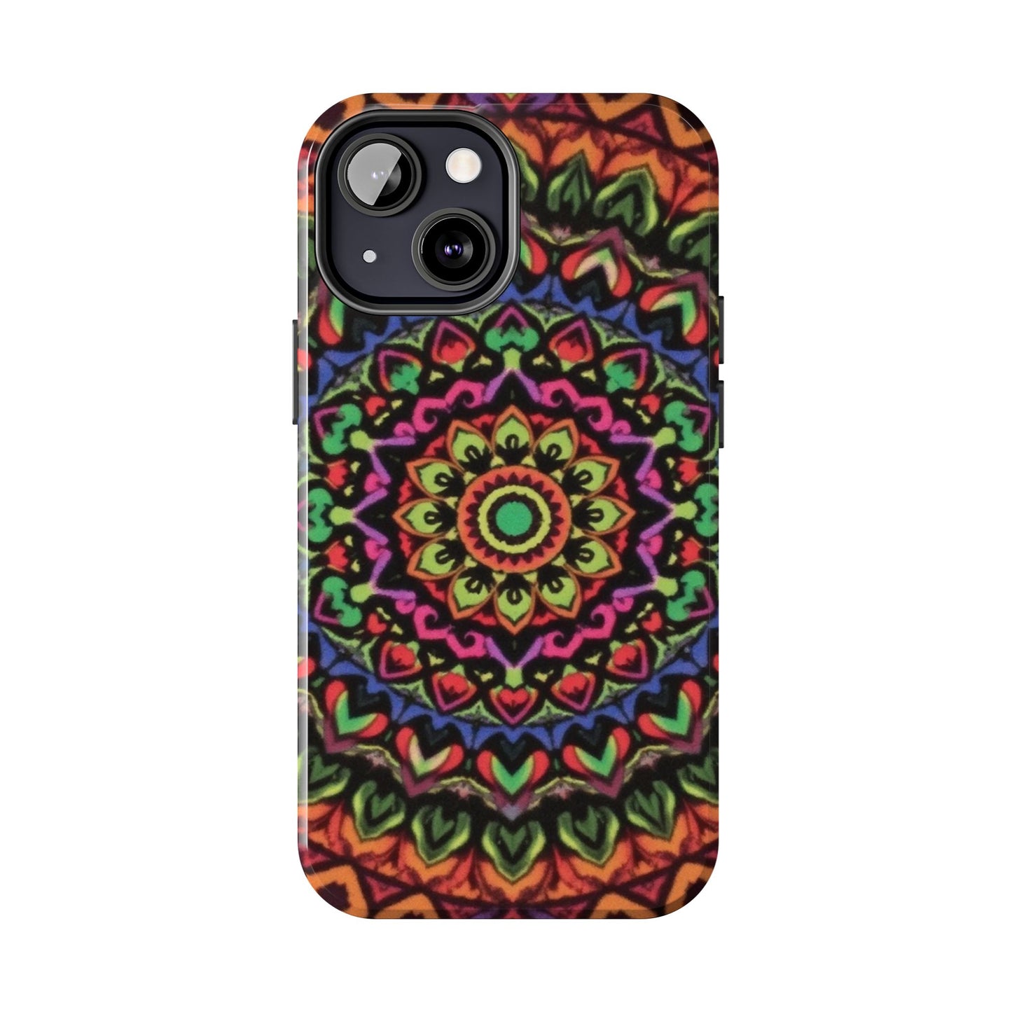 Colorful Mandala Tough Phone Case - Vibrant Designs for Trendy Protection - for iPhone
