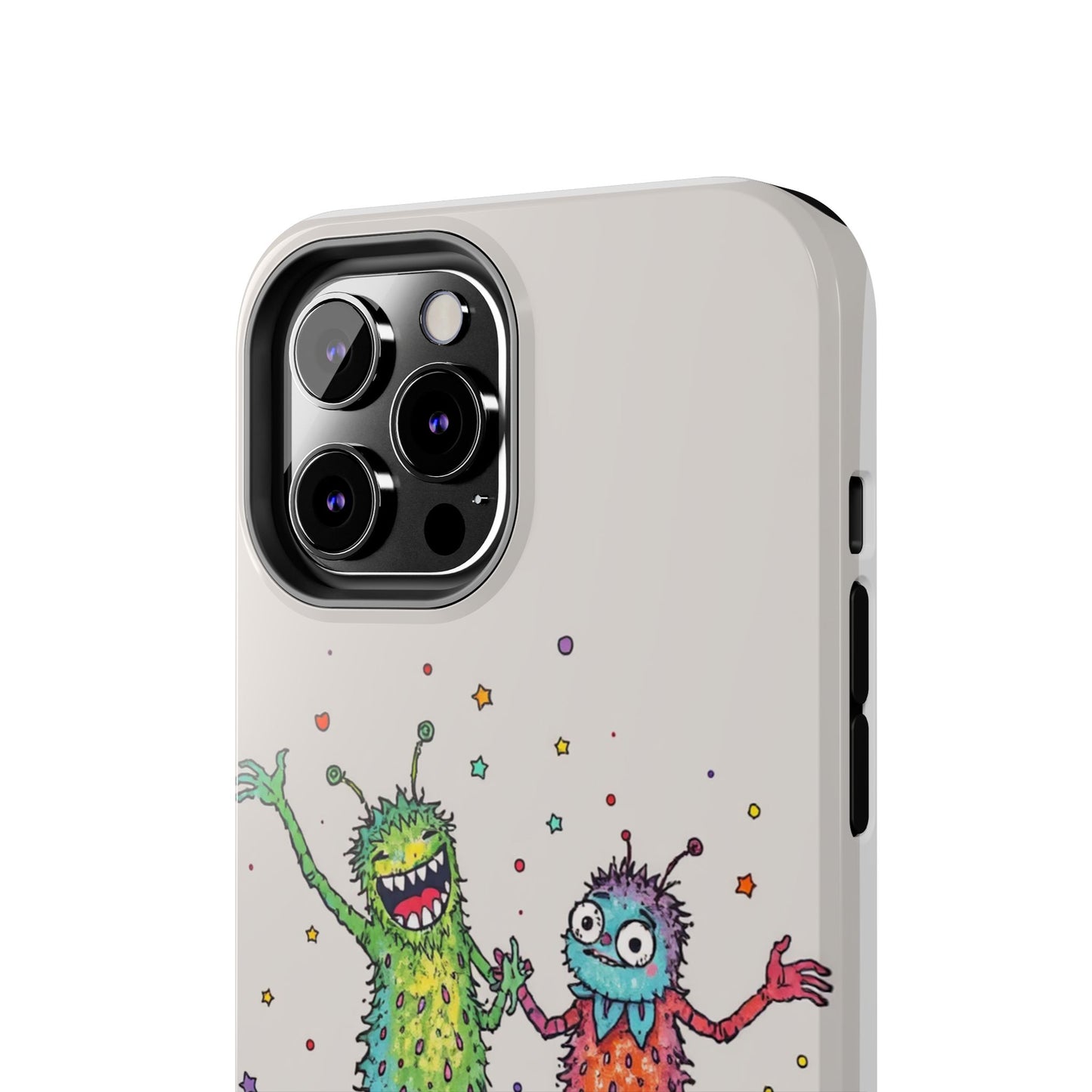 Colorful Monster Tough Phone Case - Fun and Playful Design