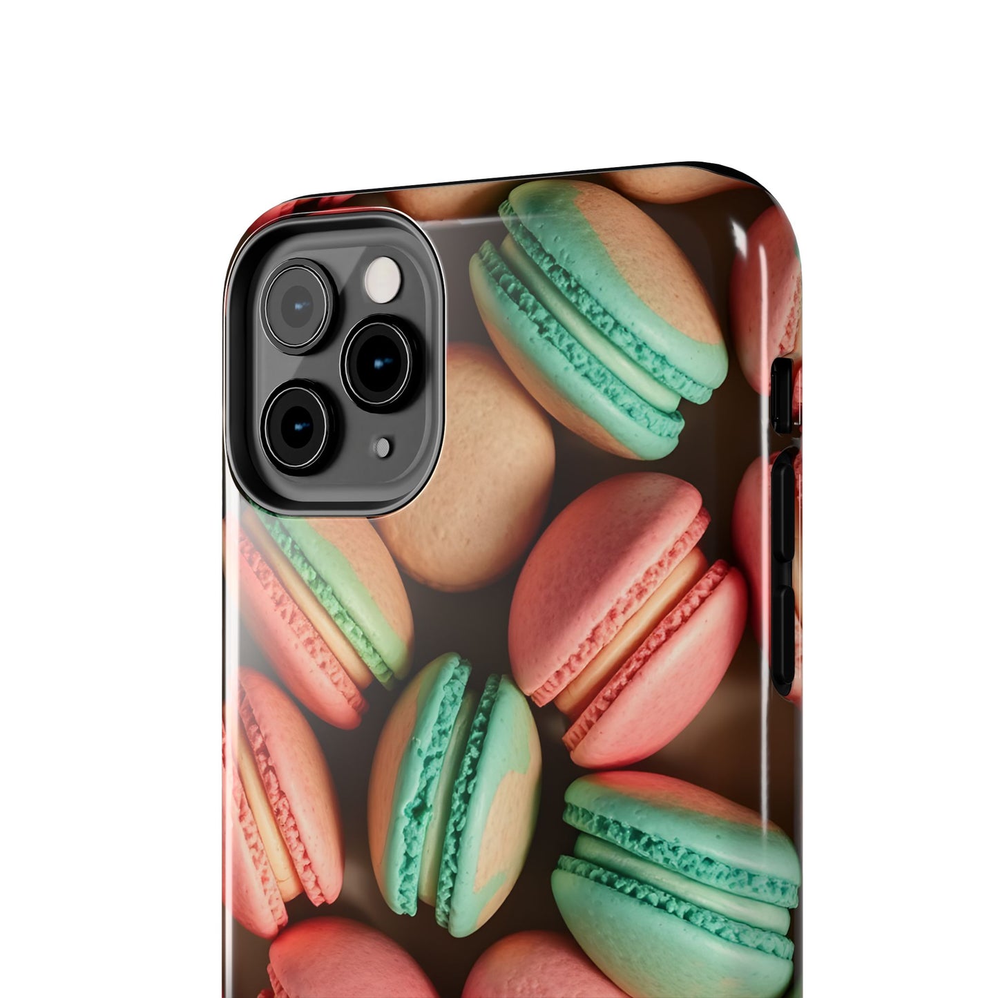 Colorful Tasty Macarons Tough Phone Case - Durable Protection with Sweet Aesthetic - for iPhone