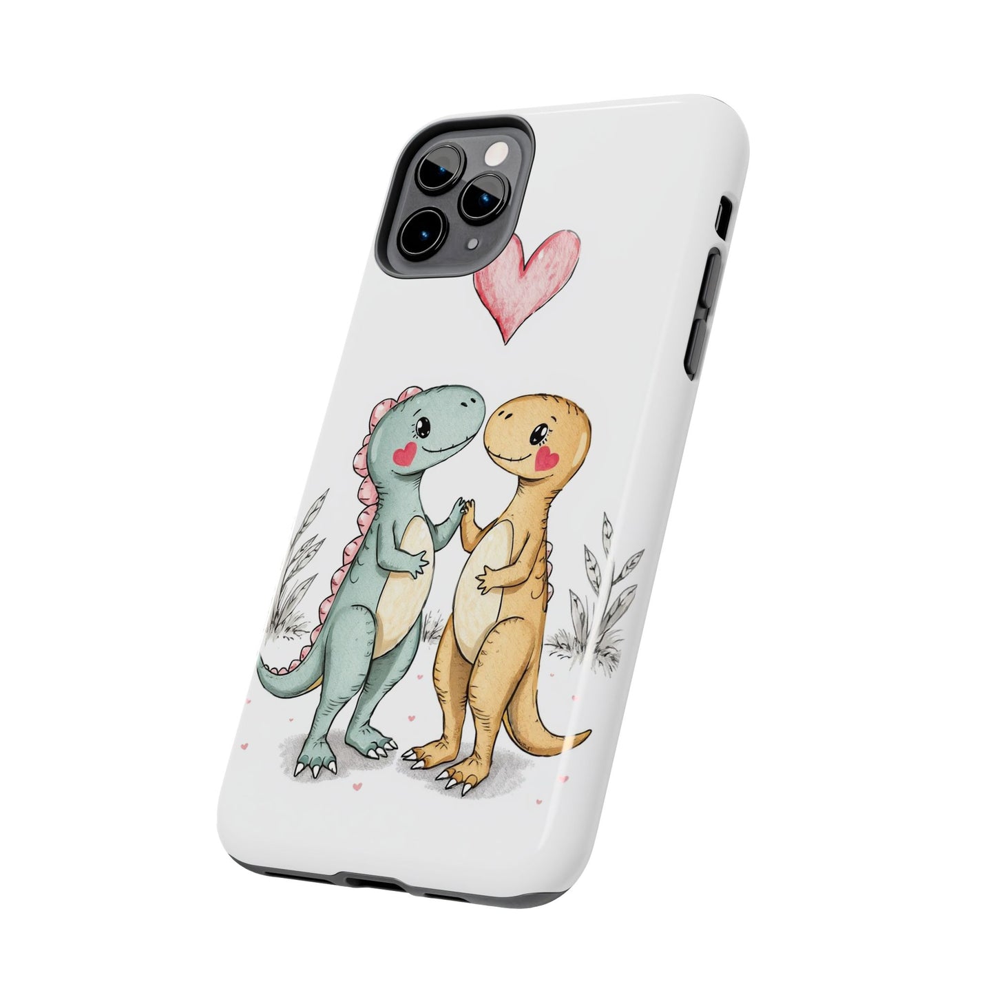 Dino Couples - Tough Phone Case for iPhone