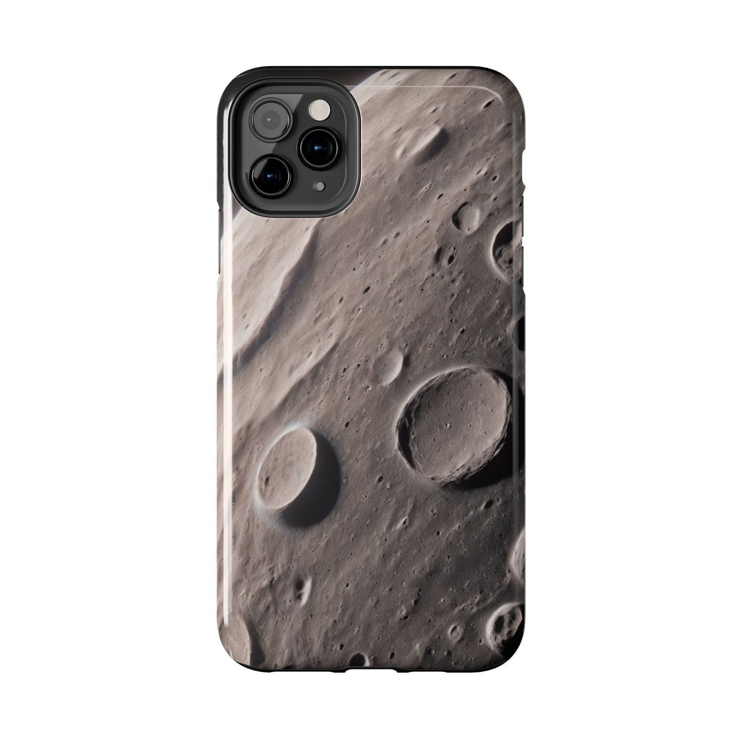 Celestial Moon Surface Tough Phone Case | Durable Space-Themed Design - for iPhone