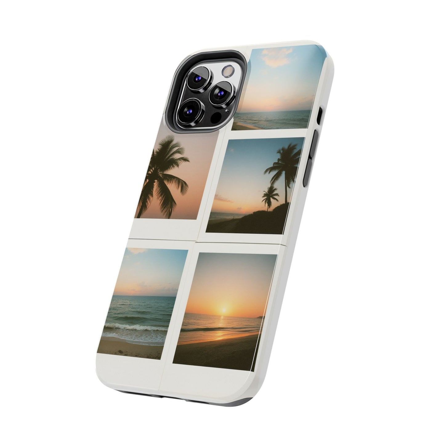 Tropical Sunset Tough Phone Case - Beach Vibes for Summer Adventures