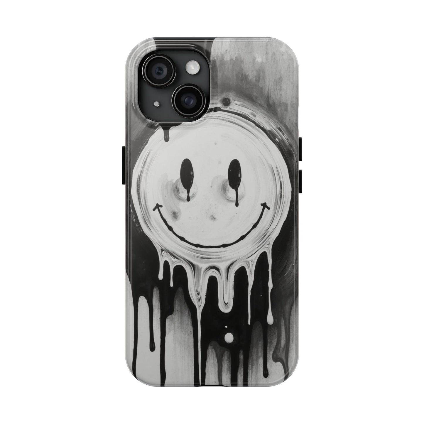 Dripping Smiley Tough Phone Case - Stylish & Durable Protection