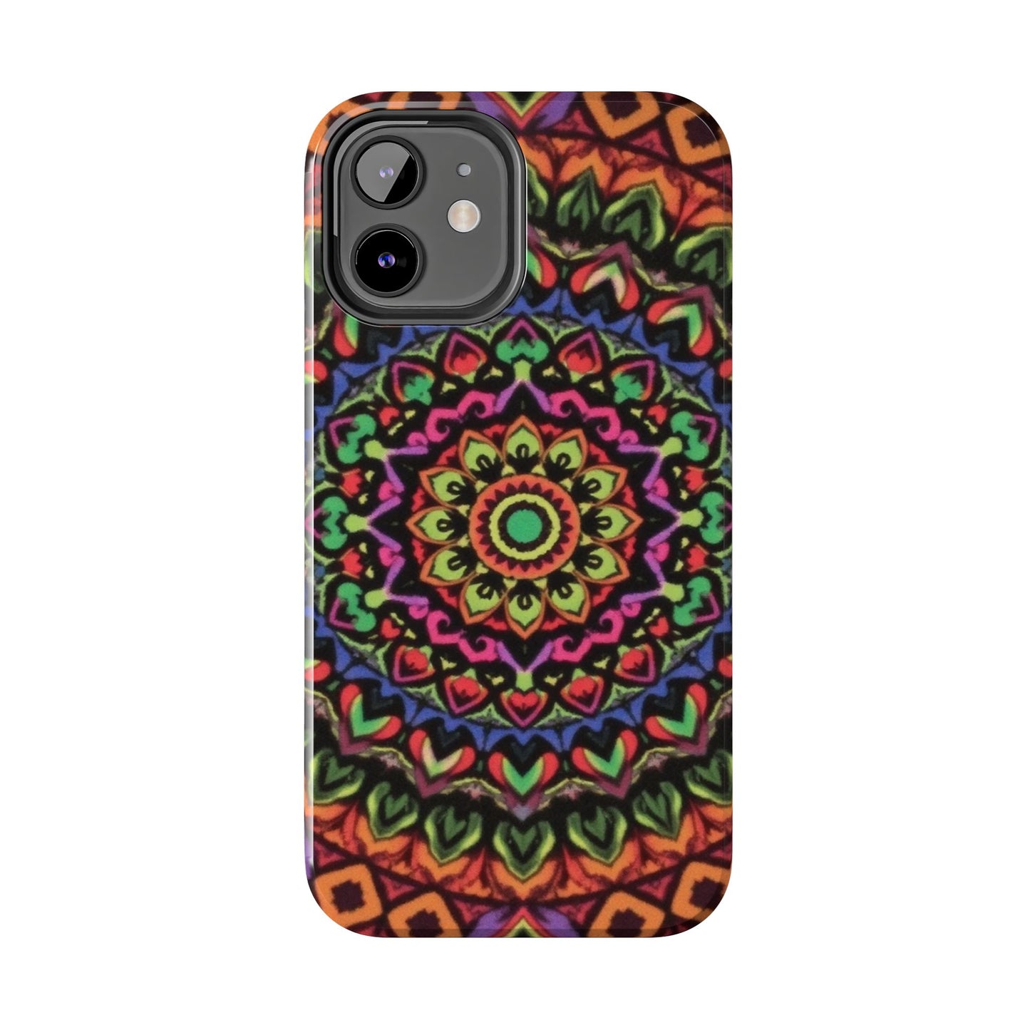 Colorful Mandala Tough Phone Case - Vibrant Designs for Trendy Protection - for iPhone