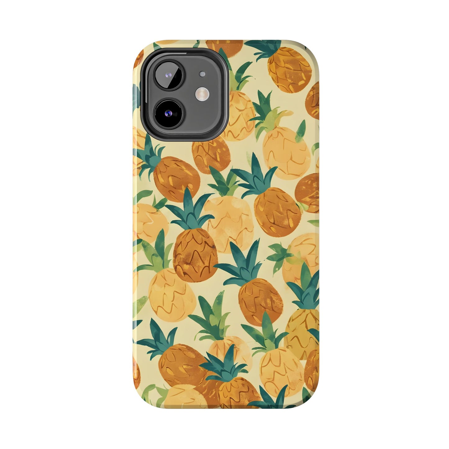 Pineapple Paradise Tough Phone Case - Durable and Stylish for Summer Vibes - for iPhone