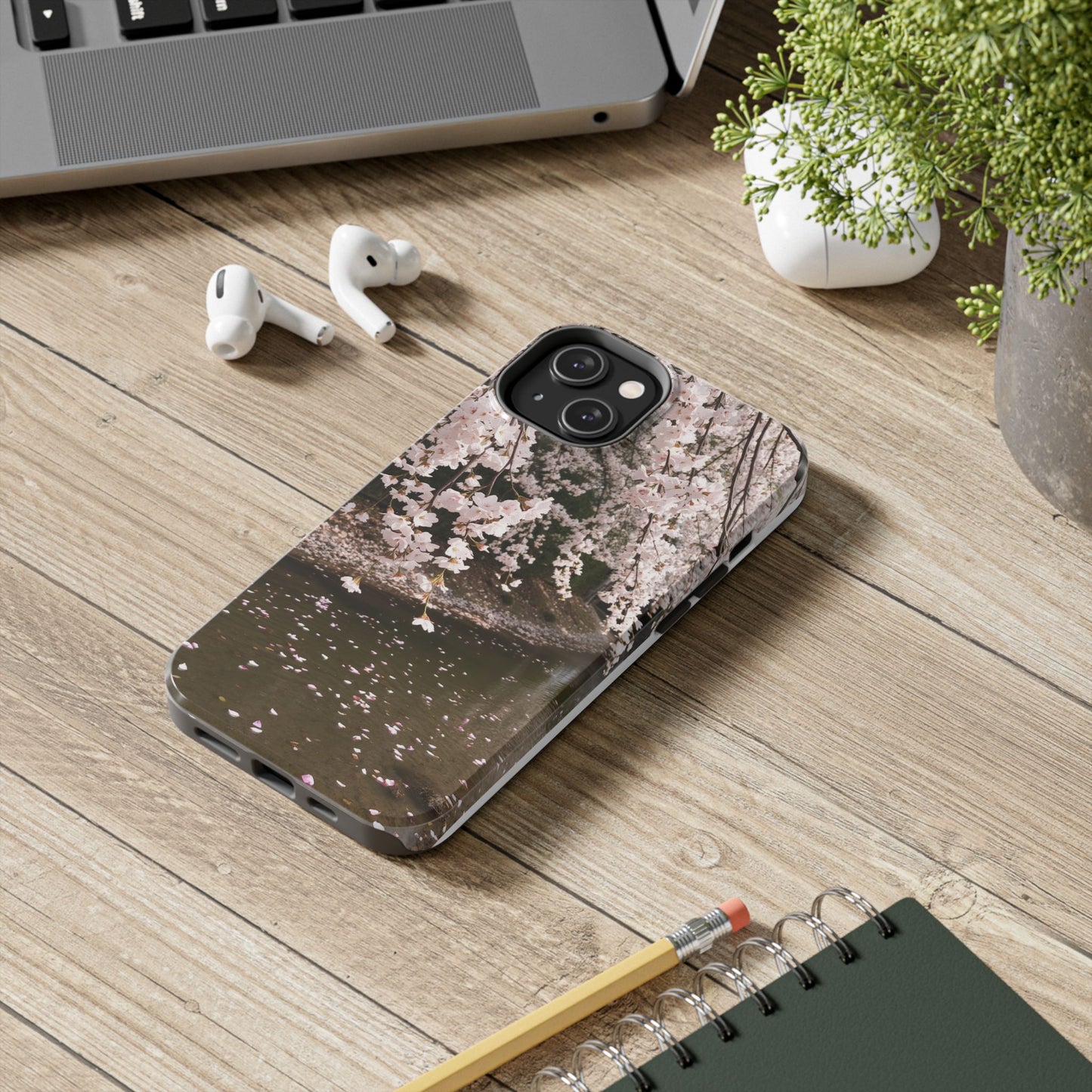 Cherry Blossom Tough Phone Cases - Durable Protection with Floral Serenity