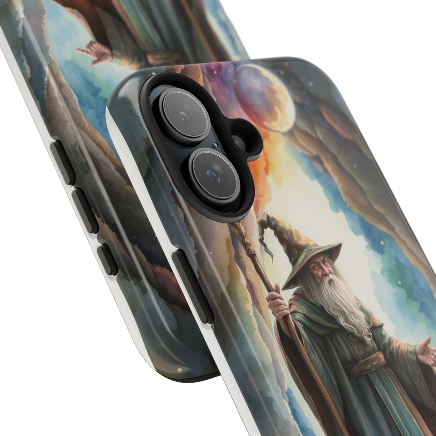 Magical Wizard Phone Case - Tough, Durable Phone Cover for Fantasy Lovers, Geek Gift, Unique Design, Celestial Phone Accessory