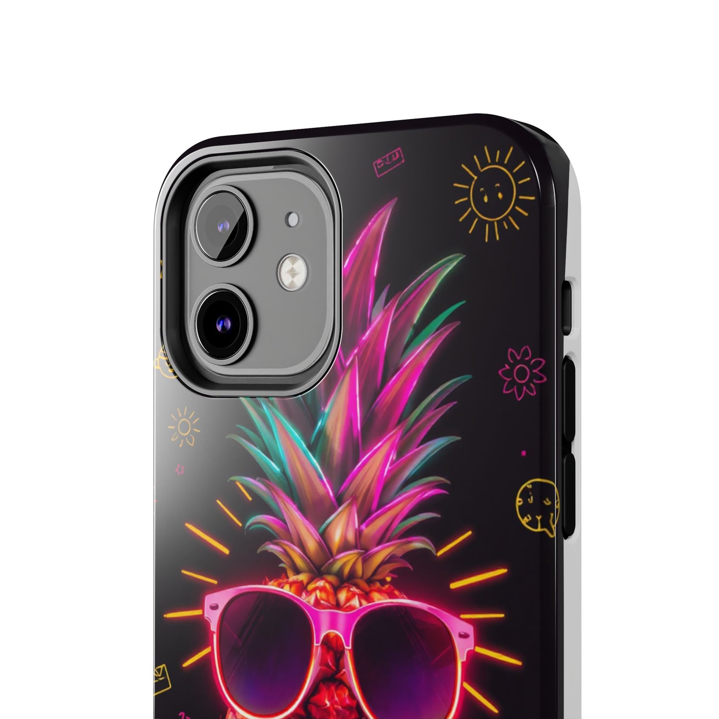 Tough Pineapple Phone Case - Cool, Vibrant Design Perfect for Summer Vibes