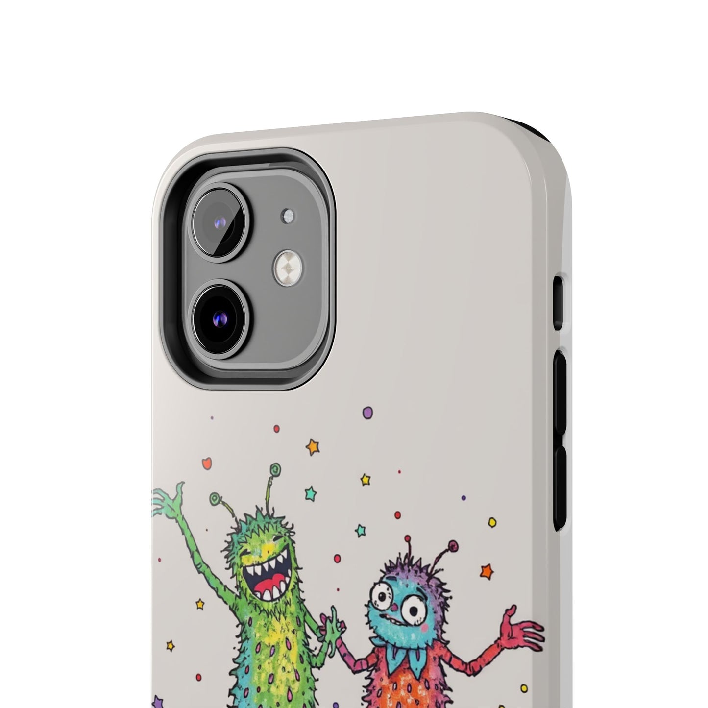 Colorful Monster Tough Phone Case - Fun and Playful Design
