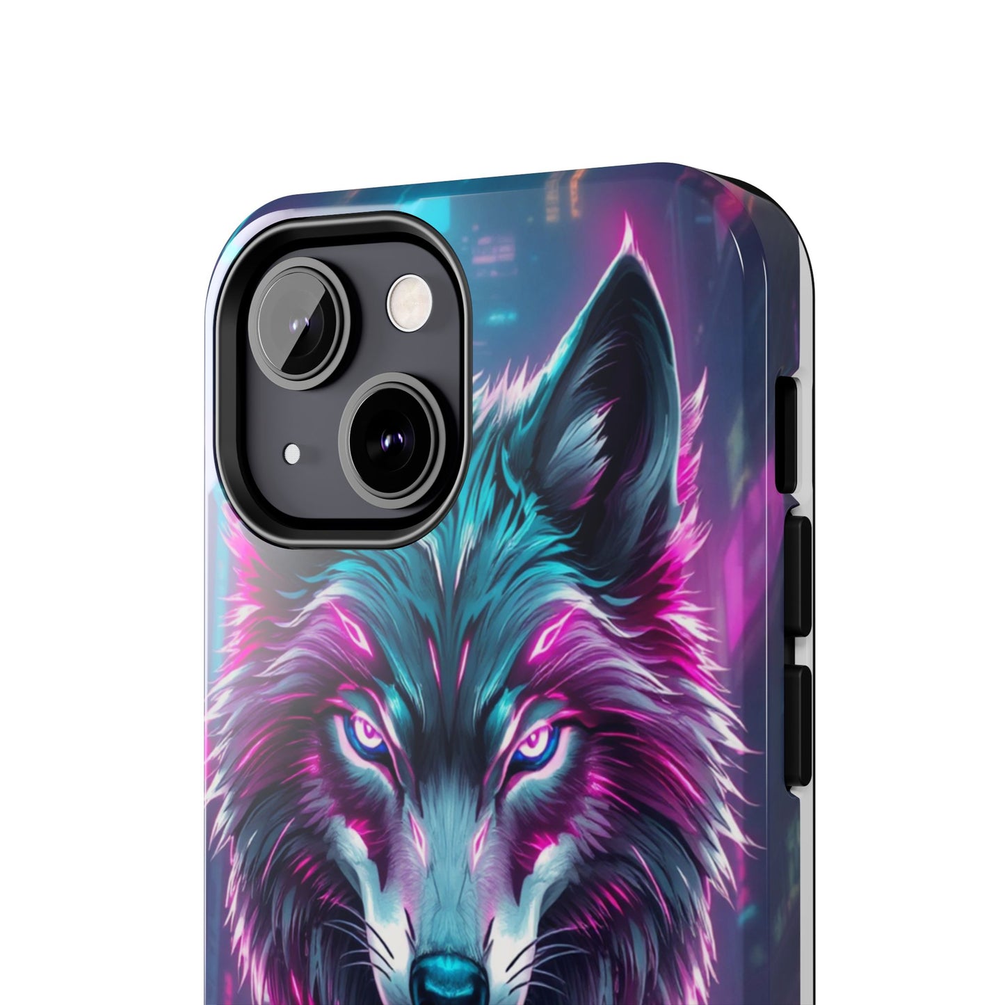 Fierce Wolf Phone Case - Tough & Vibrant Design for Animal Lovers