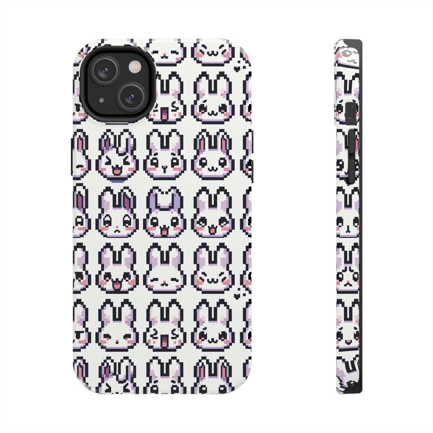 Cute Pixel Bunny Tough Phone Case - Stylish & Protective Cover for iPhone