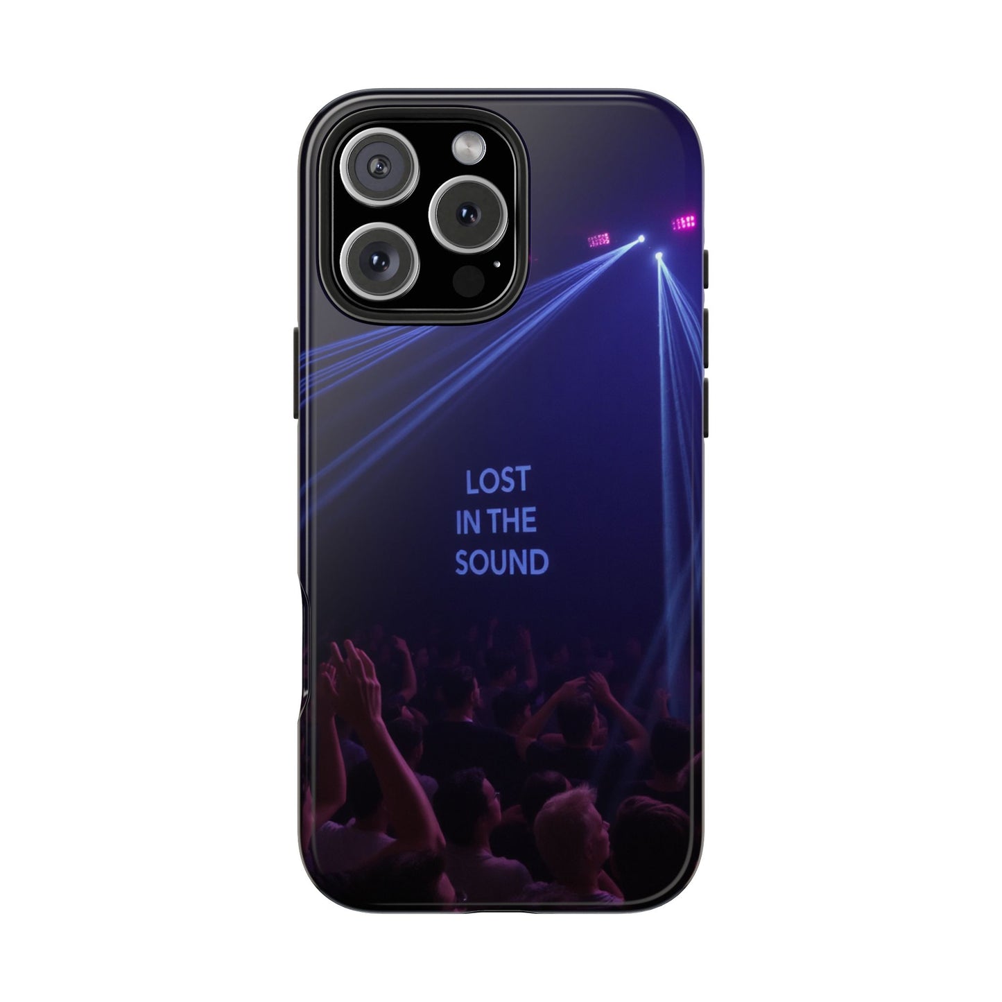 Vibrant Tough Phone Case - 'Lost in the Sound' Design for Music Lovers