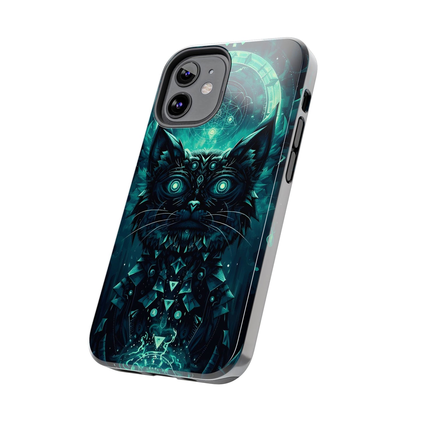 Mystical Dark Cat Phone Case - Tough Protective Cover for Cat Lovers - for iPhone