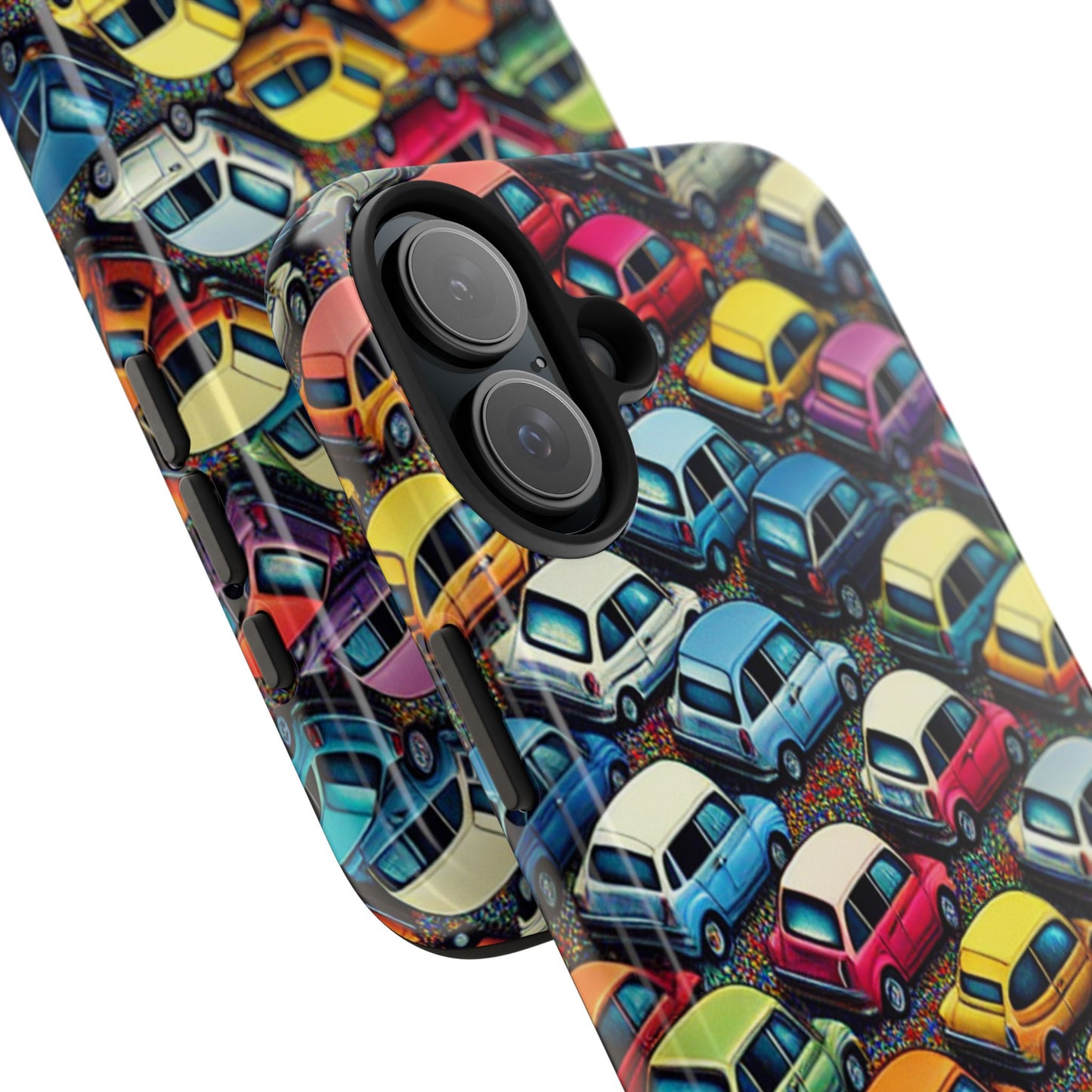 Car Phone Case - City Traffic Pattern Design - for iPhone