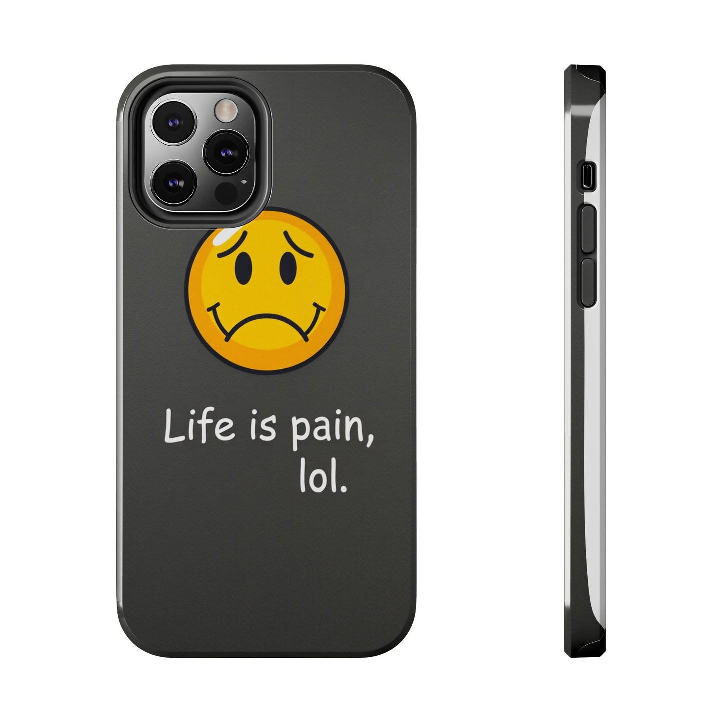 Life is Pain Tough Phone Case - Trendy Design for Smartphone Protection