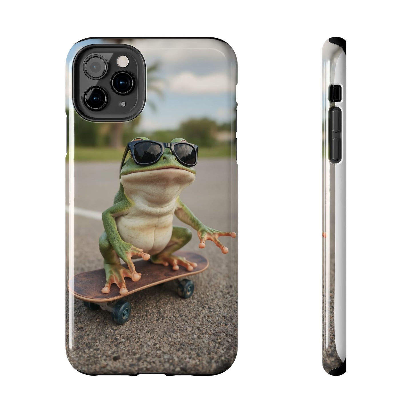 Cool Frog Skateboard Phone Case - Tough and Stylish Protection