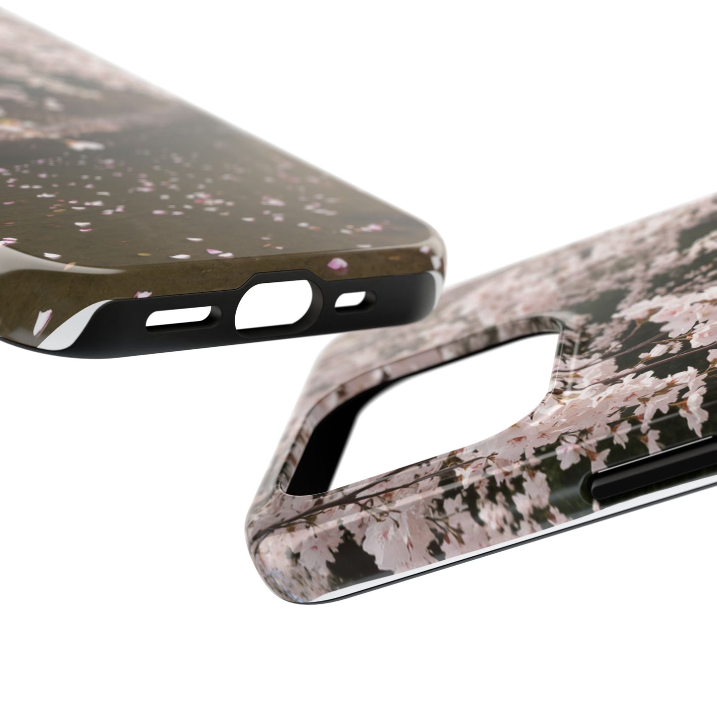 Cherry Blossom Tough Phone Cases - Durable Protection with Floral Serenity