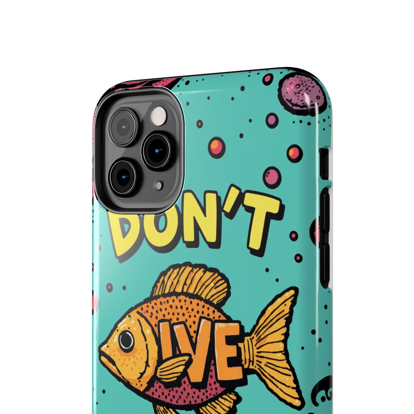 Catchy Fish-Themed Tough Phone Cases, Unique Gift for Fish Lovers, Durable Protection for Phones, Fun Aquatic Design, Ideal for Holidays