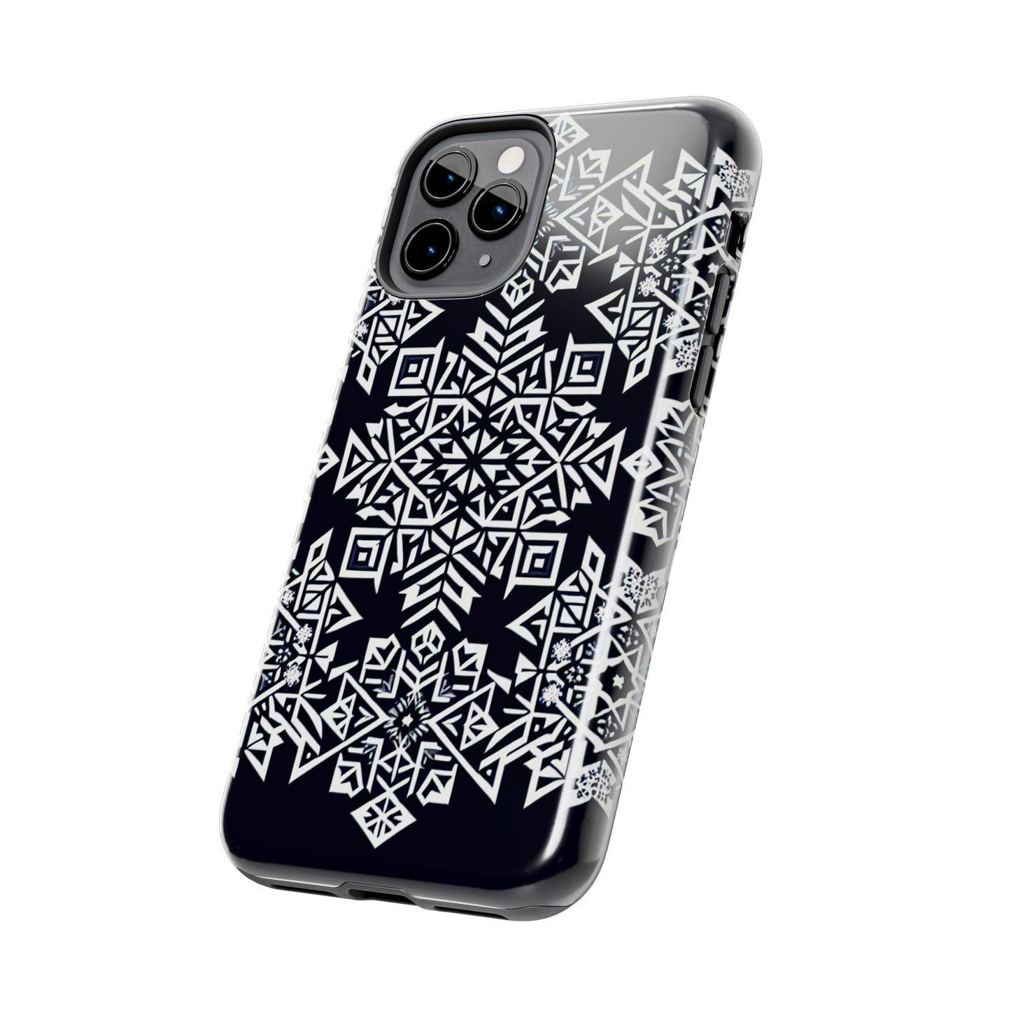 Winter Wonderland Tough Phone Case - Digital Snowflake - for iPhone