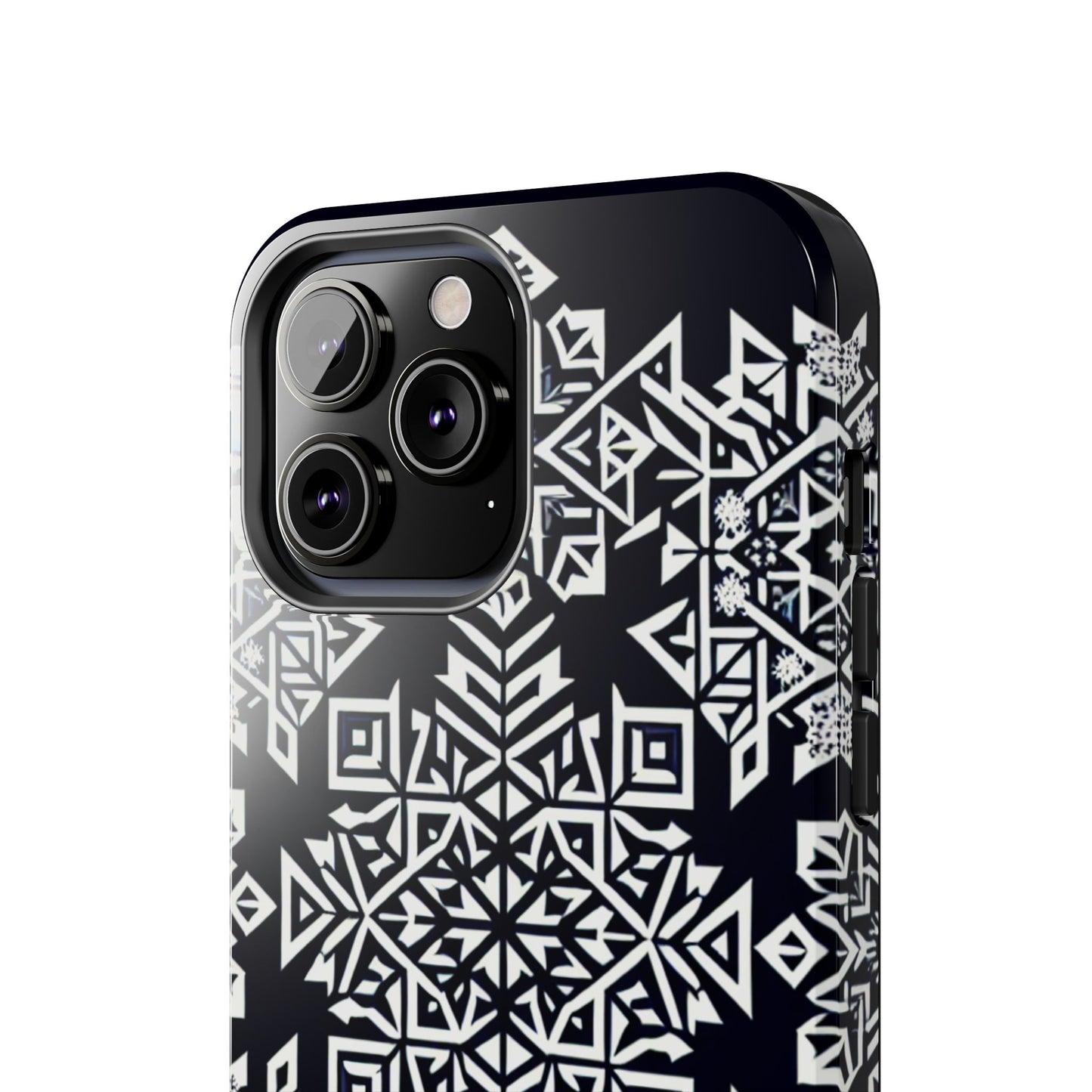 Winter Wonderland Tough Phone Case - Digital Snowflake - for iPhone