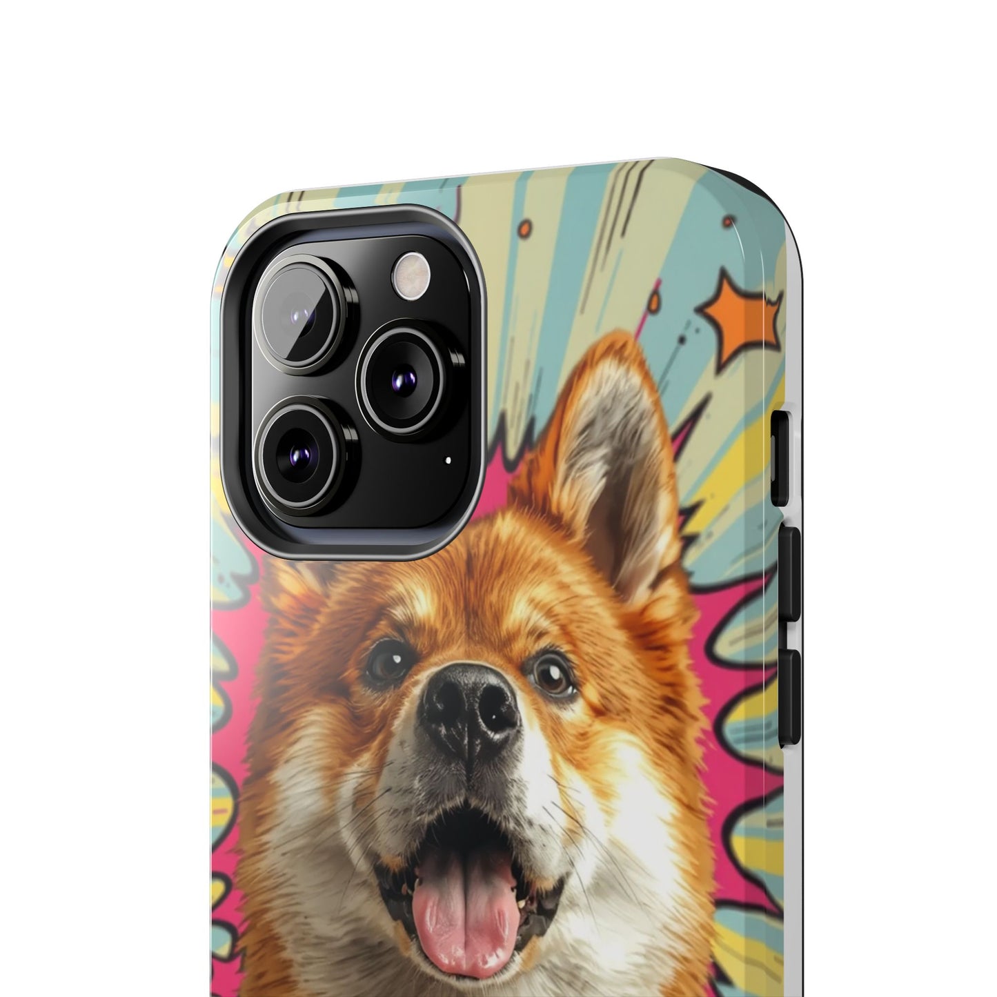Playful Dog Tough Phone Case - Durable & Stylish Pet Lover Gift