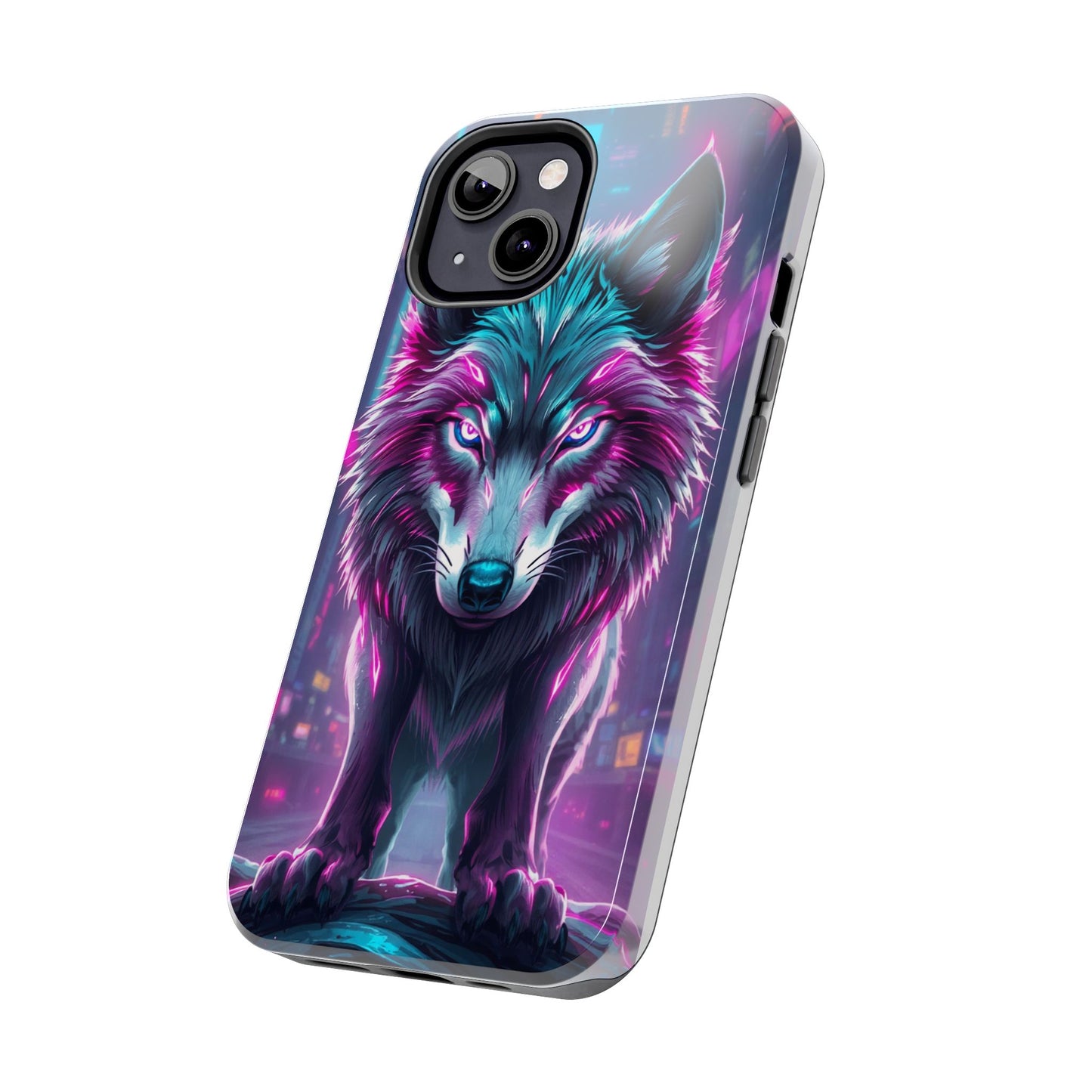 Fierce Wolf Phone Case - Tough & Vibrant Design for Animal Lovers