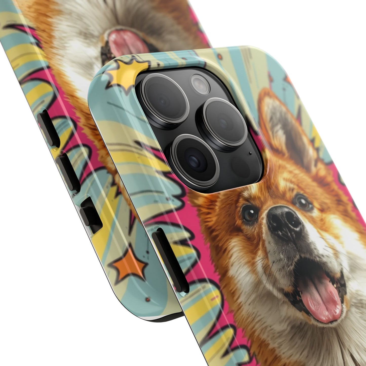 Playful Dog Tough Phone Case - Durable & Stylish Pet Lover Gift