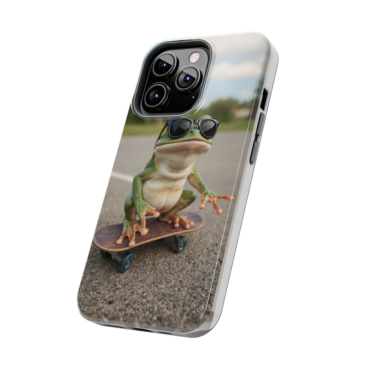 Cool Frog Skateboard Phone Case - Tough and Stylish Protection