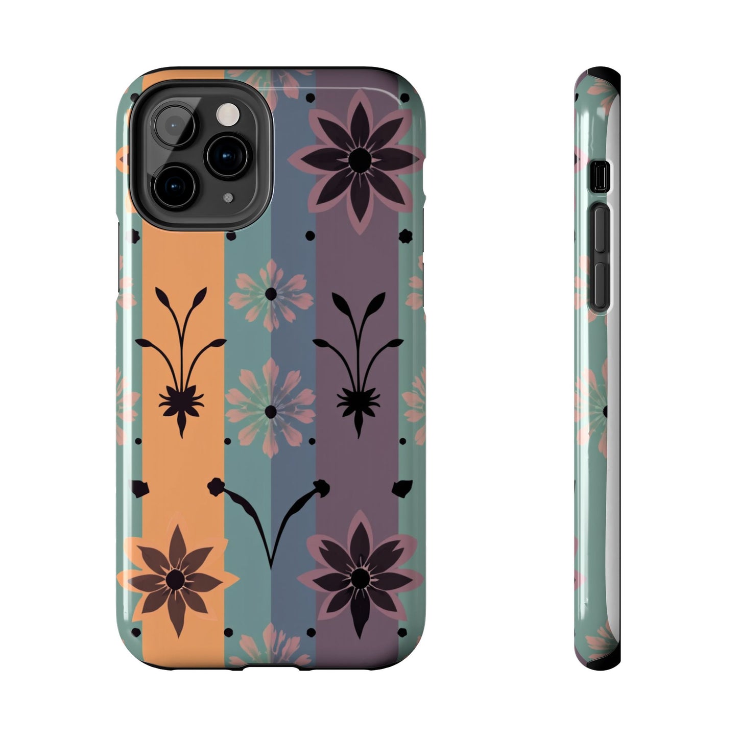 Boho Floral Tough Phone Cases - Durable & Stylish Protection - for iPhone
