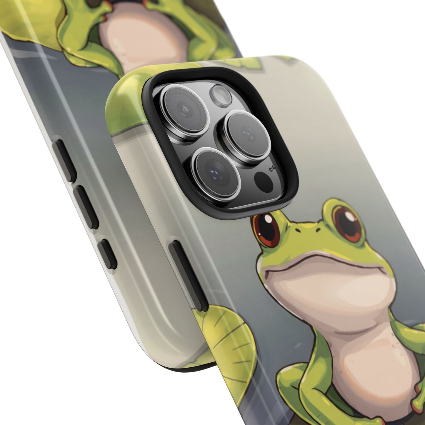 Cute Frog Tough Phone Case - Durable Protection with Nature Vibe