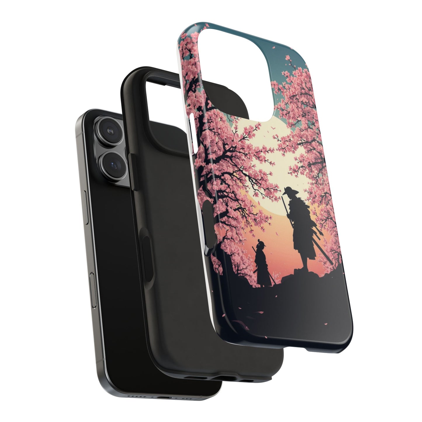 Cherry Blossom Samurai Tough Phone Case