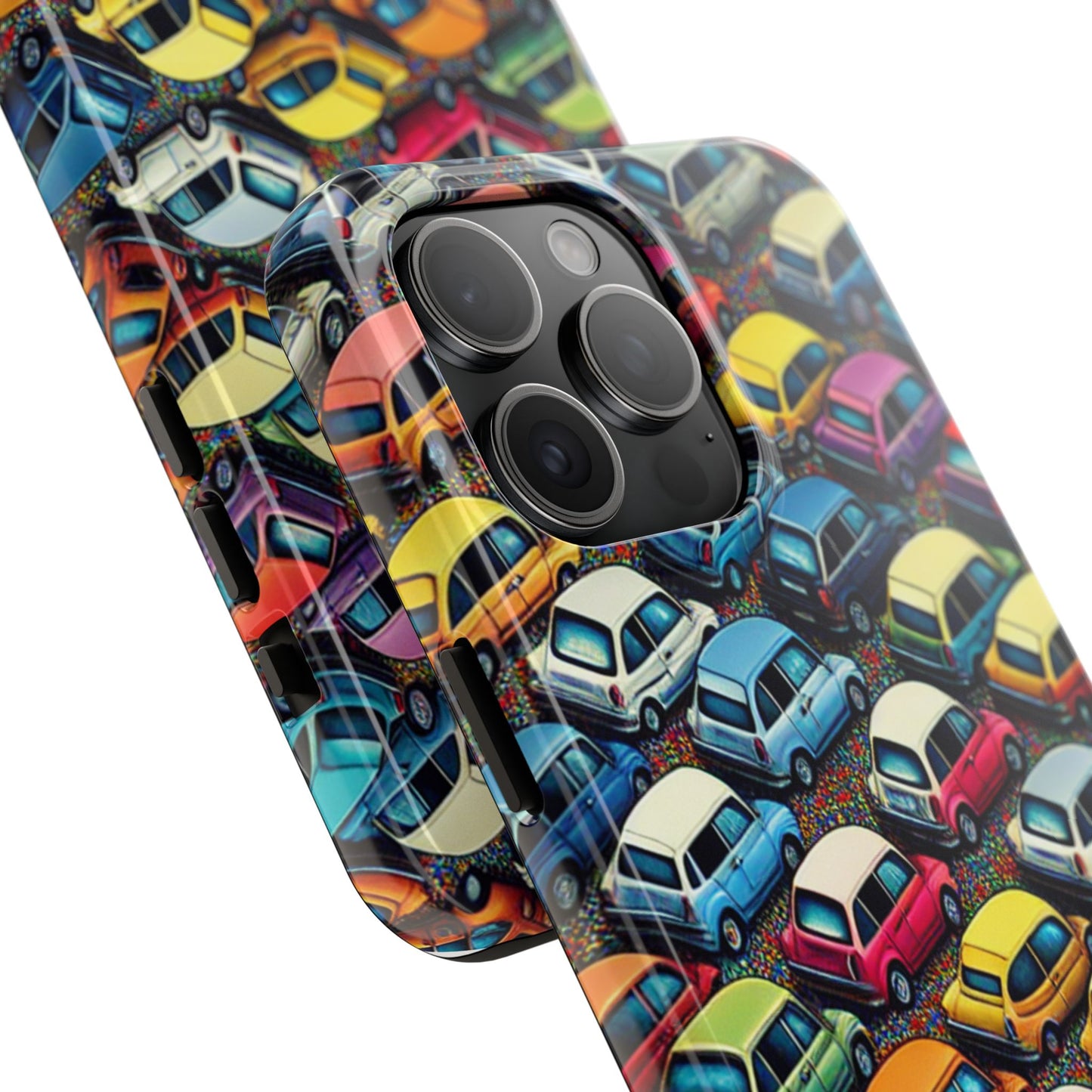 Car Phone Case - City Traffic Pattern Design - for iPhone