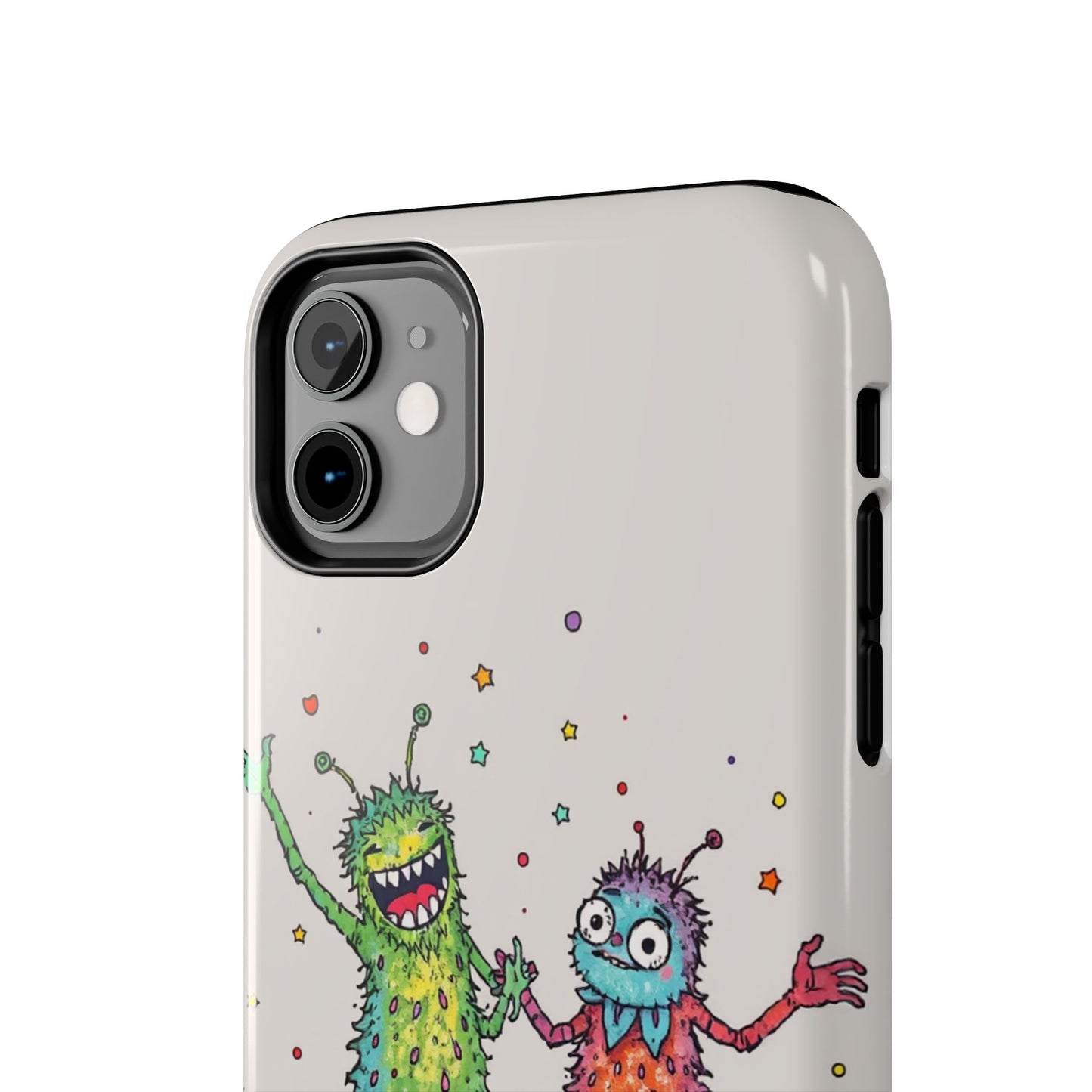 Colorful Monster Tough Phone Case - Fun and Playful Design
