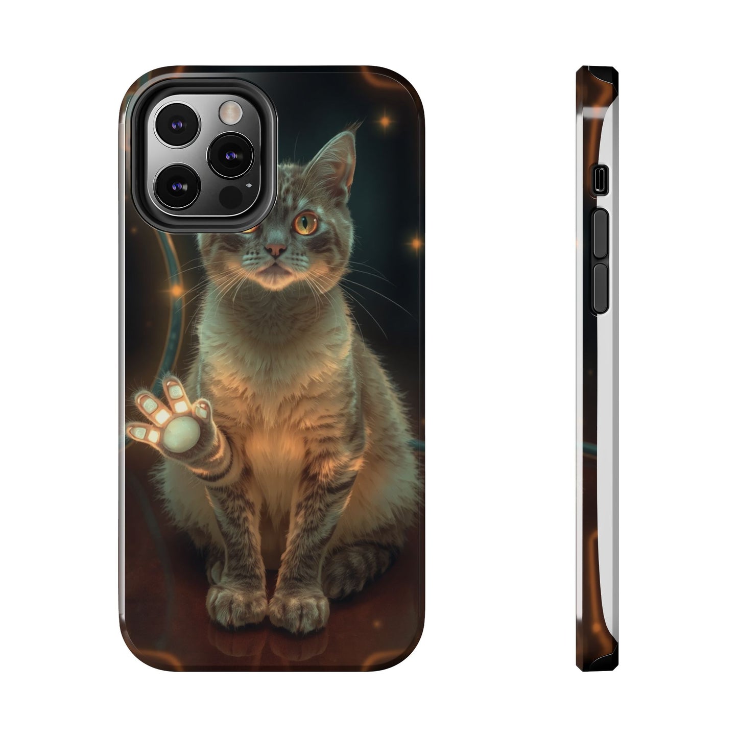 Whimsical Cat Phone Case | Tough Phone Cases for Cat Lovers, Pet Accessories, Gift for Cat Owners, Cute Phone Cover, Personalized Tech